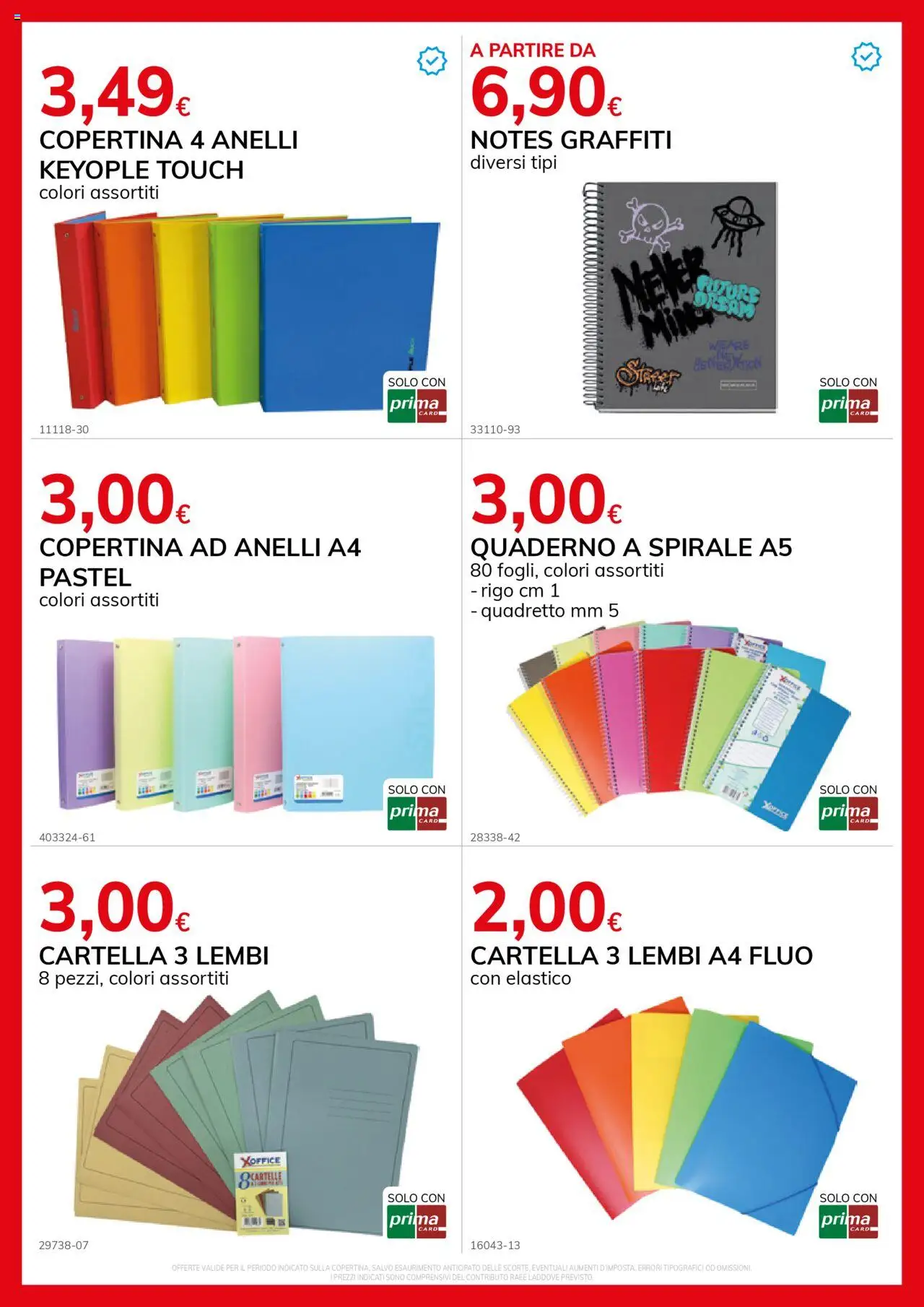 Volantino Basko del 19.08.2025 | Pagina: 12 | Prodotti: Quaderno