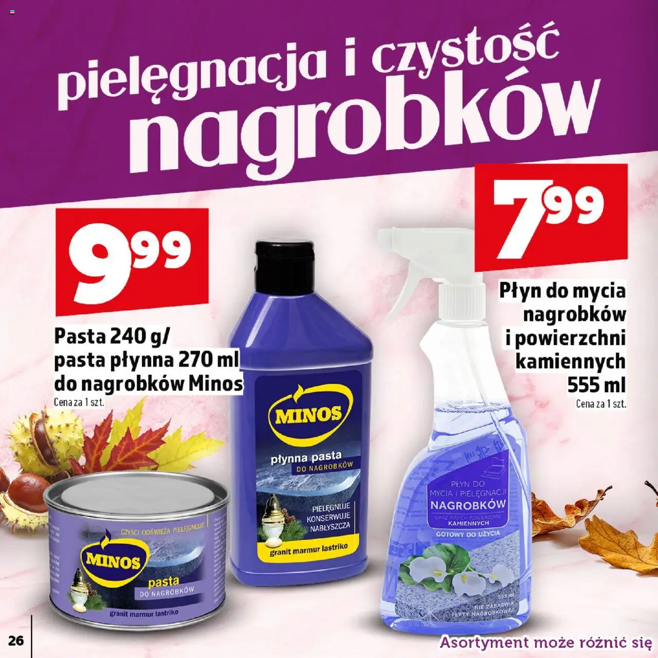 Topaz Gazetka - Znicze wkłady od 29.09.2025 | Strona: 26