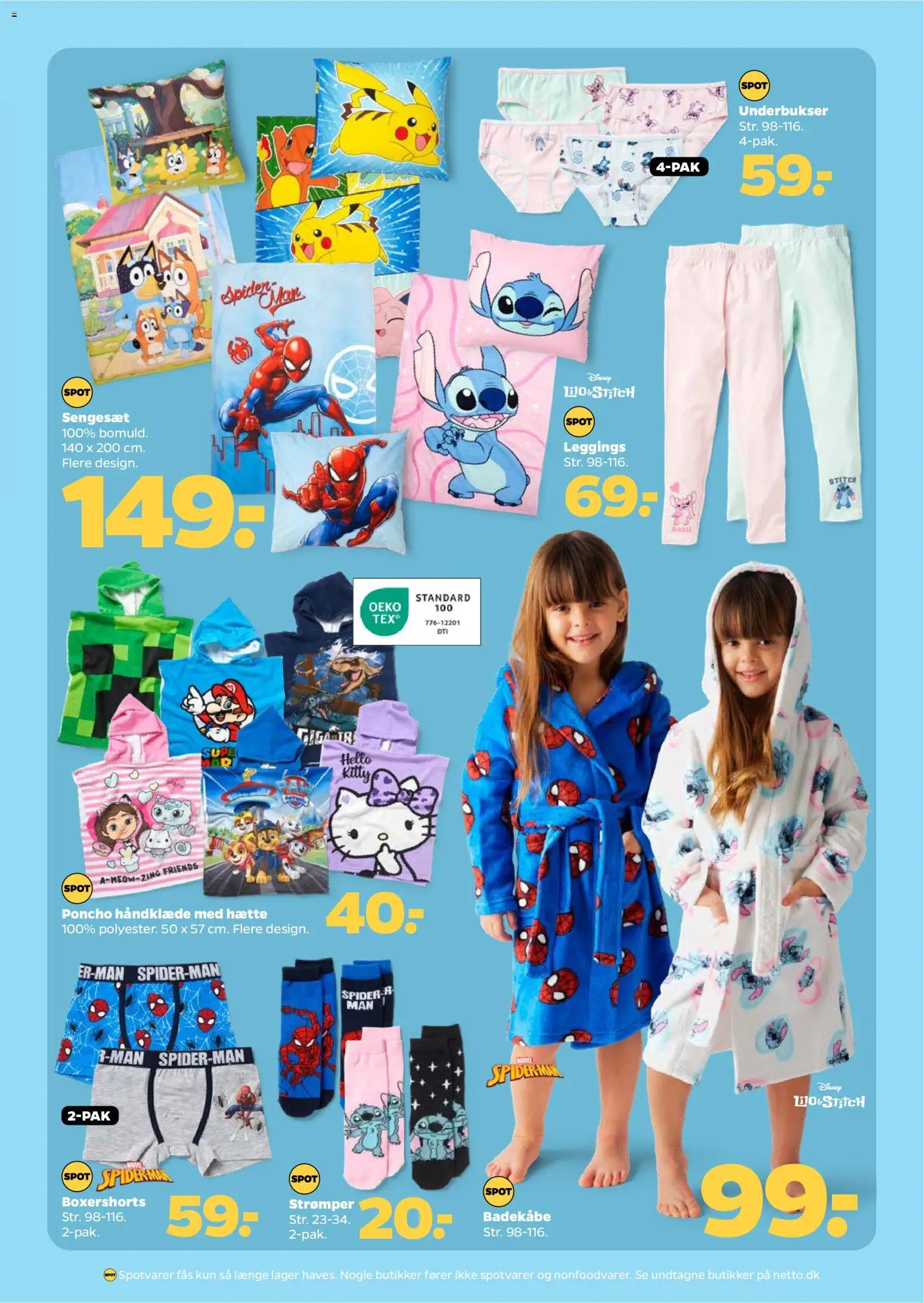 Netto tilbudsavis – gyldig fra 31.01.2026 | Side: 33 | Produkter: Sengesæt, Håndklæde, Badekåbe, Strømper