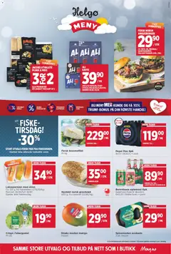 Forhåndsvisning av Meny Helgø kundeavis gyldig fra 20.04.2026