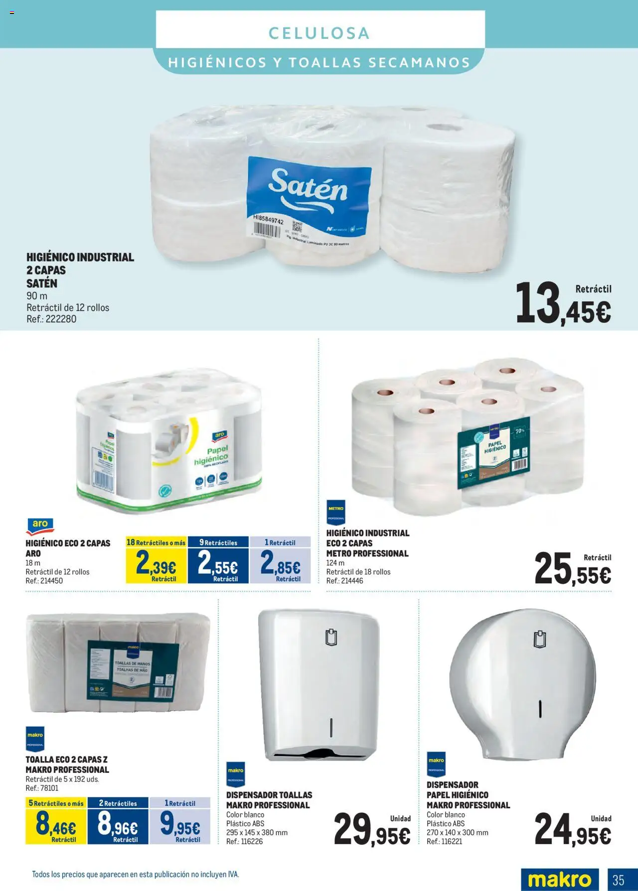 Makro - Especial Limpieza Norte II │ válido desde el 01.09.2025 | Página: 35 | Productos: Papel higienico, Dispensador