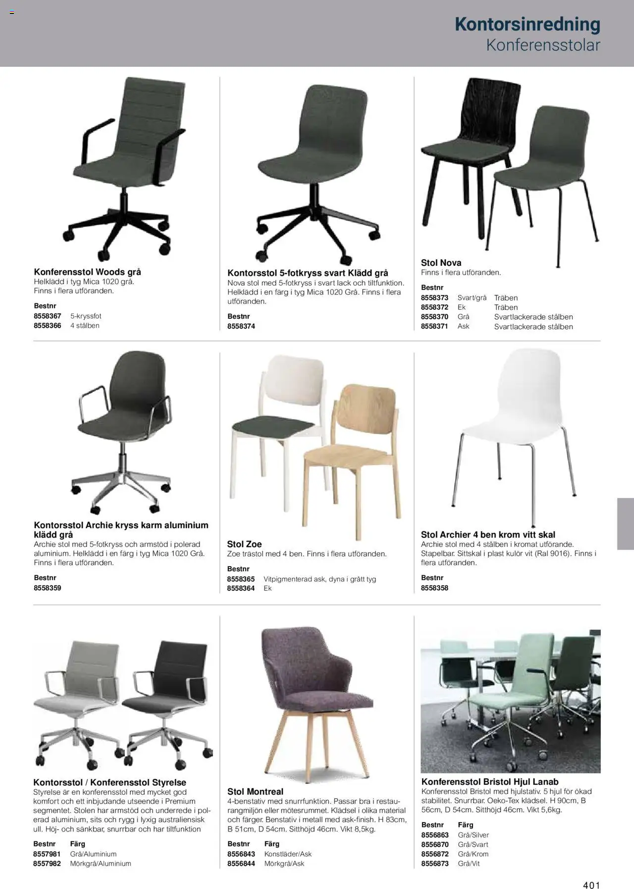 Office Depot reklamblad aktuell från 15.02.2024 | Sida: 403 | Produkter: Kontorsstol, Stol