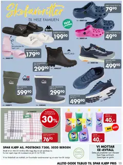 Forhåndsvisning av Spar Kjøp kundeavis gyldig fra 16.03.2026 | Side: 11 | Produkter: Slippers, Cratiță, Håndklær