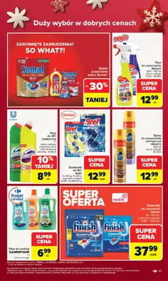 Pogląd oferty "Carrefour Gazetka" - ważna od 15.12.2025 | Strona: 51 | Produkty: Meglio, Domestos, Finish, Kapsułki do zmywarki