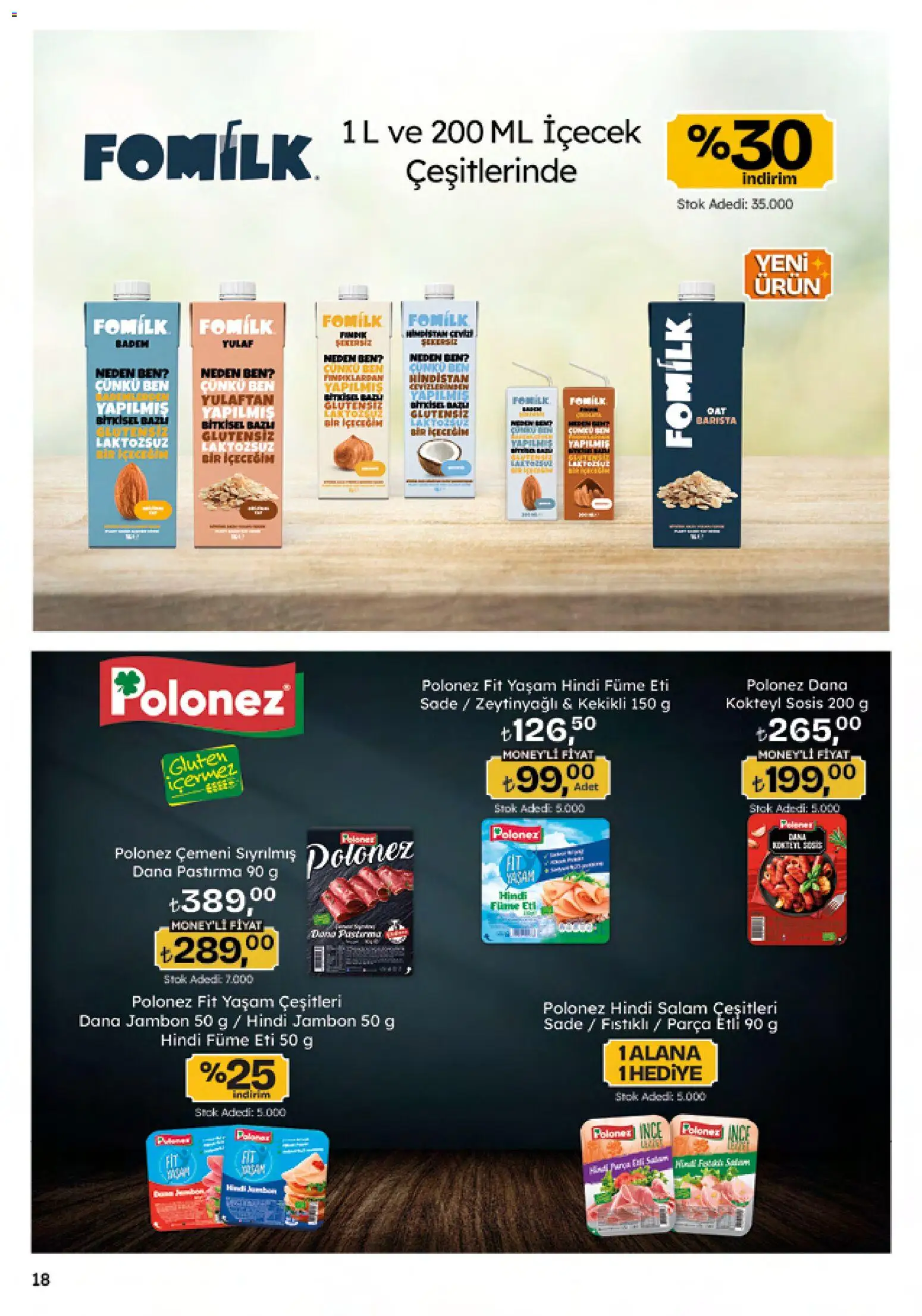 Migros Katalog - Migroskop - 23.10.2025 tarihinden itibaren geçerlidir | Sayfa: 18 | Ürünler: Tereyağı, Peynir, Salam, Sucuk