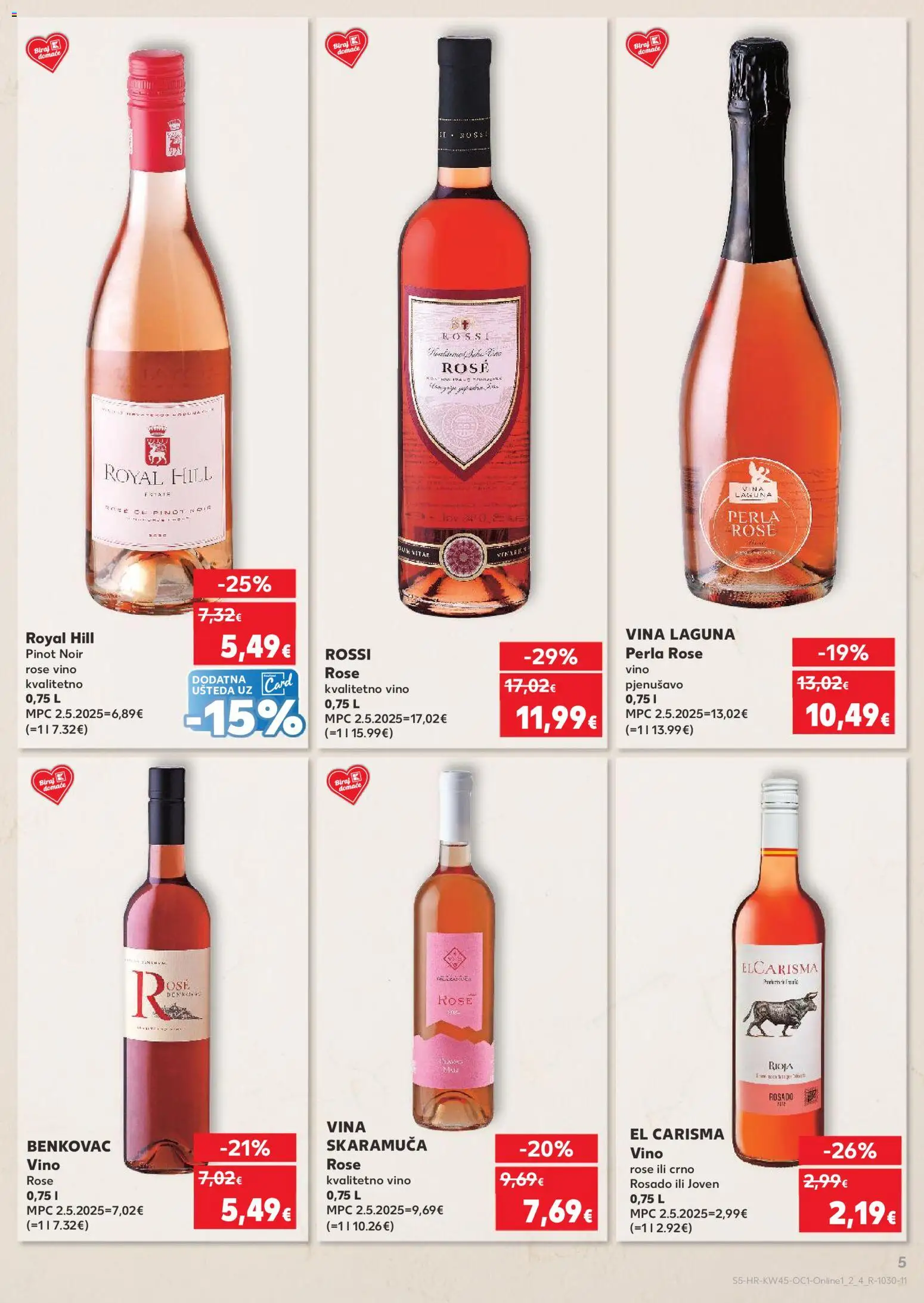 Kaufland katalog | vrijedi od 05.11.2025 | Stranica: 5 | Proizvodi: Vino
