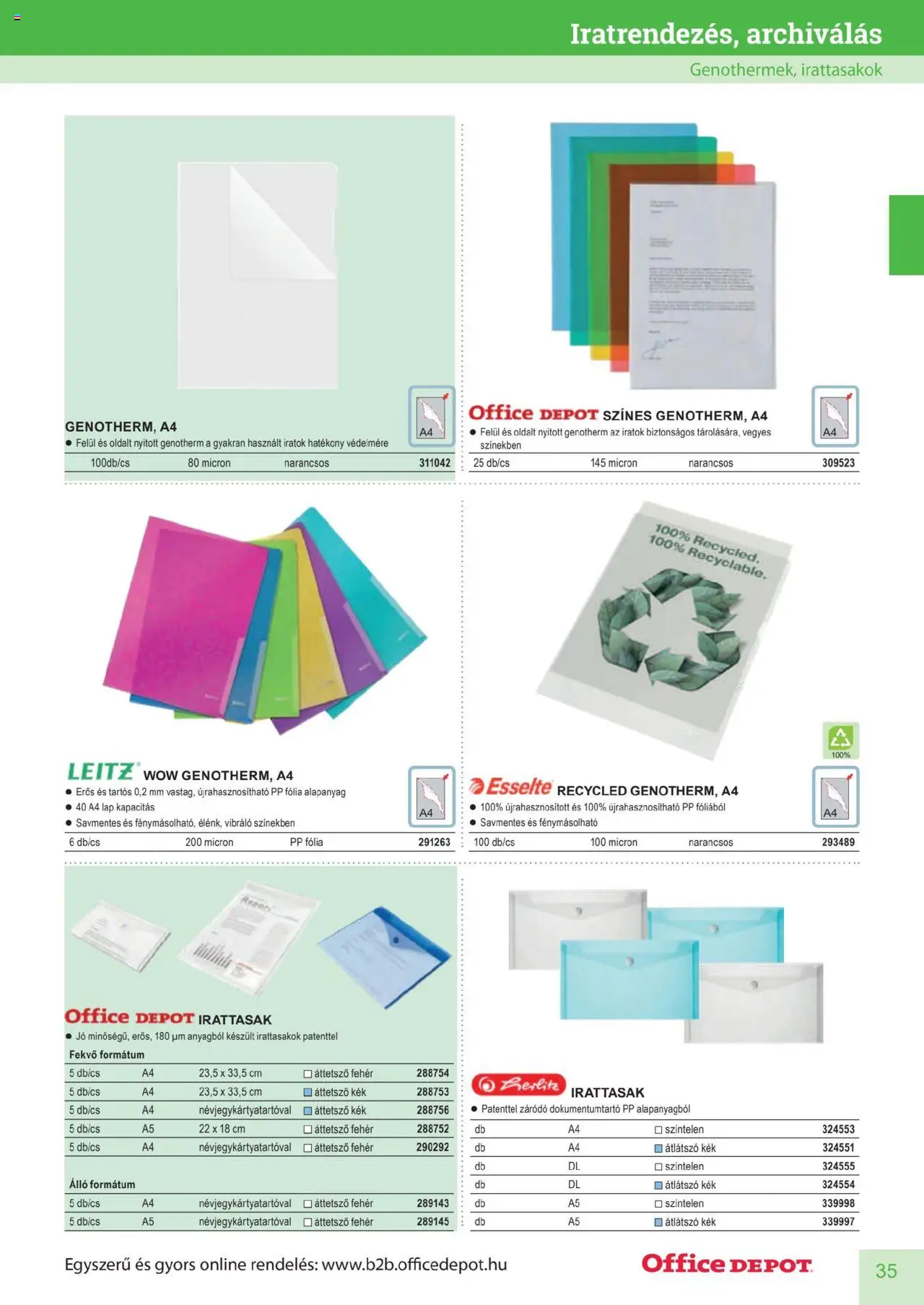 Office Depot akciós ujság - amely érvényes a következő dátumtól: 10.04.2025 | Oldal: 35