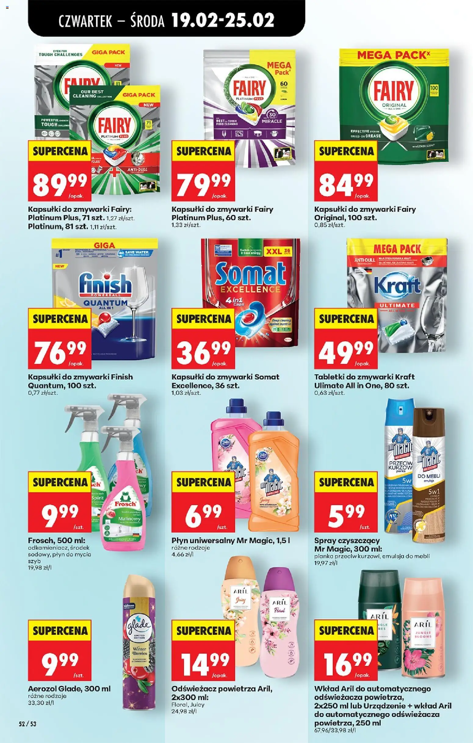 Biedronka Polsko leták - W tym tygodniu od 19.02.2026 | Strana: 60 | Produkty: Finish, Somat