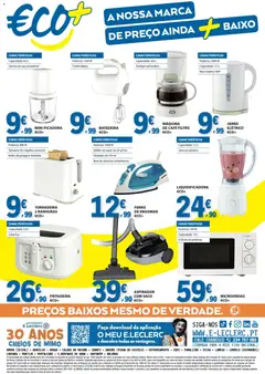 Pré-visualização E.Leclerc Não Alimentar válido de 26.03.2026 | Página: 20 | Produtos: Flores, Batedeira, Aspirador, Base