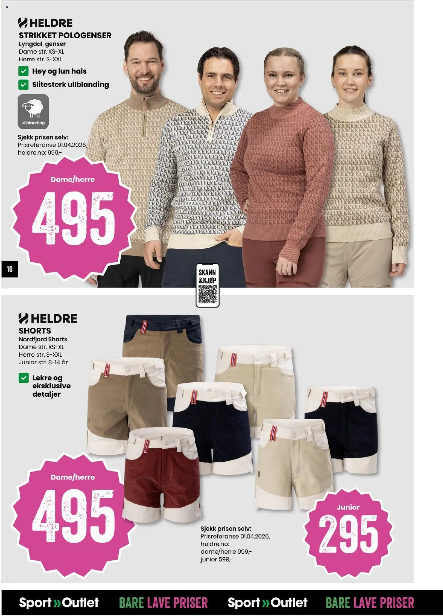 {H1} | Side: 10 | Produkter: Genser, Shorts