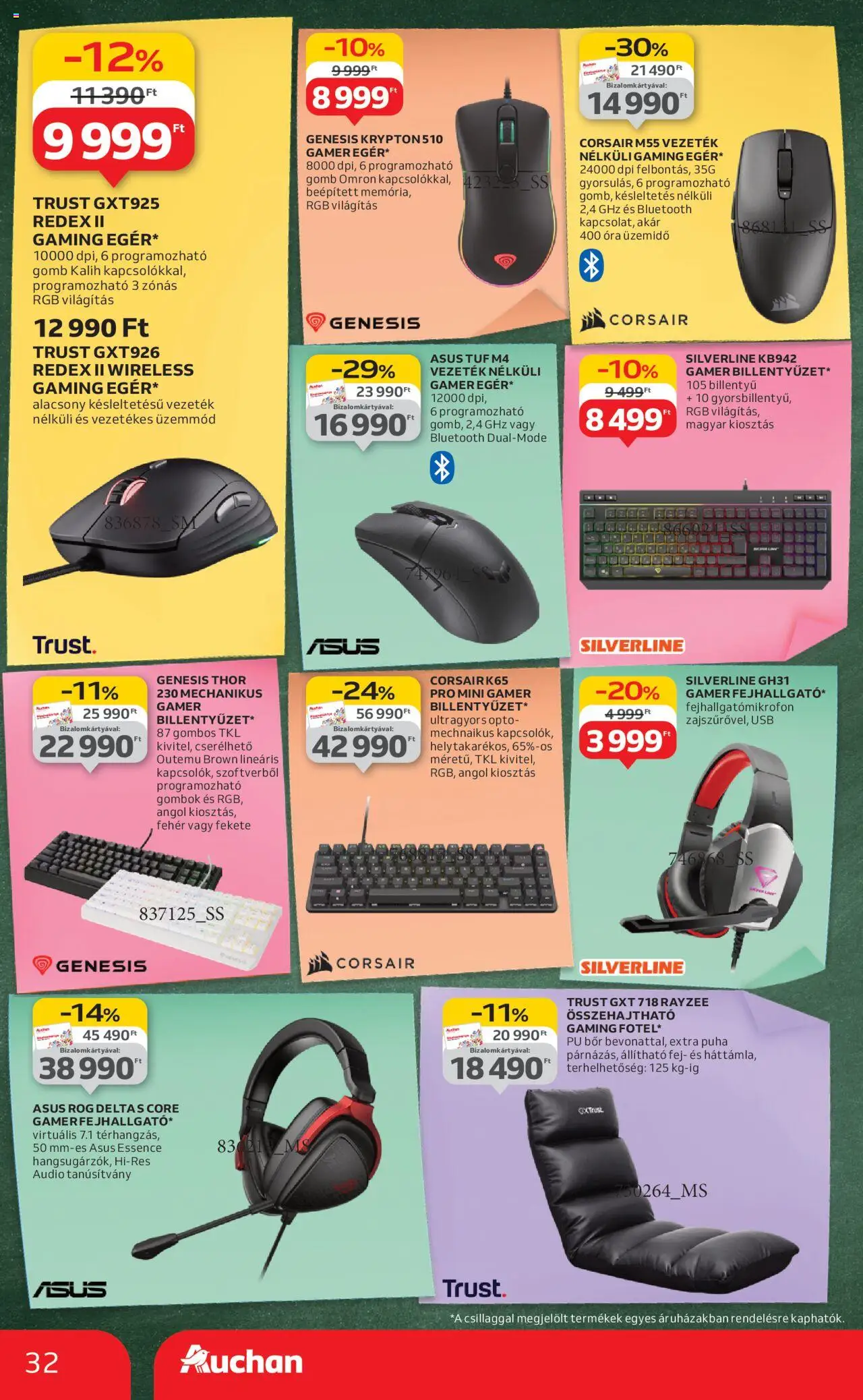 Auchan akciós ujság - amely érvényes a következő dátumtól: 07.08.2025 | Oldal: 32 | Termékek: Audio, USB, Bor, Óra