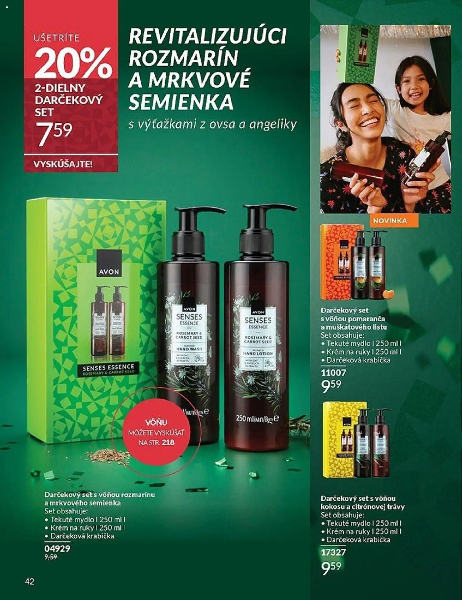 Nové Avon akcie – leták je platný od 01.11.2025 | Strana: 42 | Produkty: Krém na ruky, Mydlo, Krém