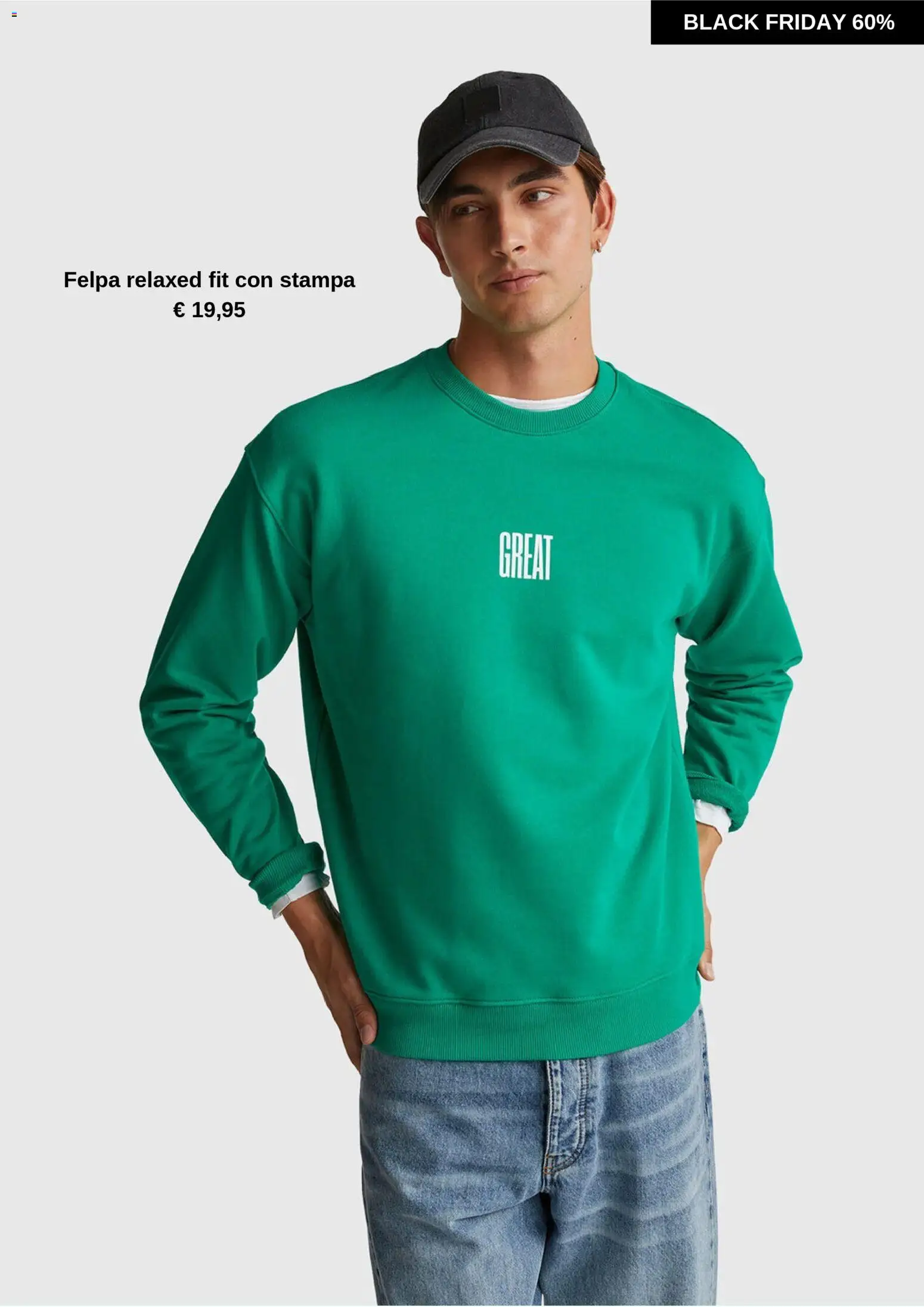 Volantino Benetton del 22.11.2025 | Pagina: 11 | Prodotti: Felpa, Stampa