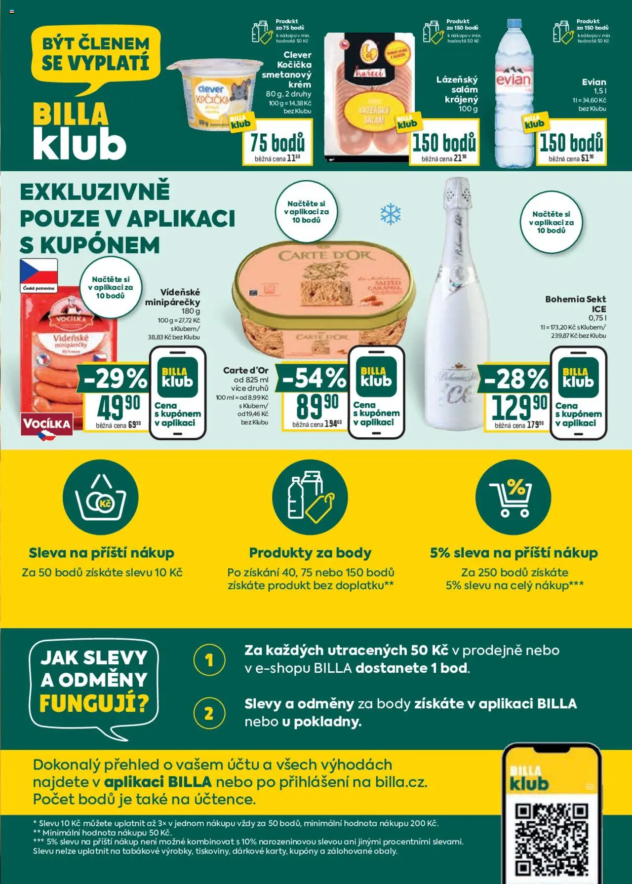 Billa Velký leták od 15.10.2025 | Strana: 42 | Produkty: Krém, Carte d'or, Clever, Body