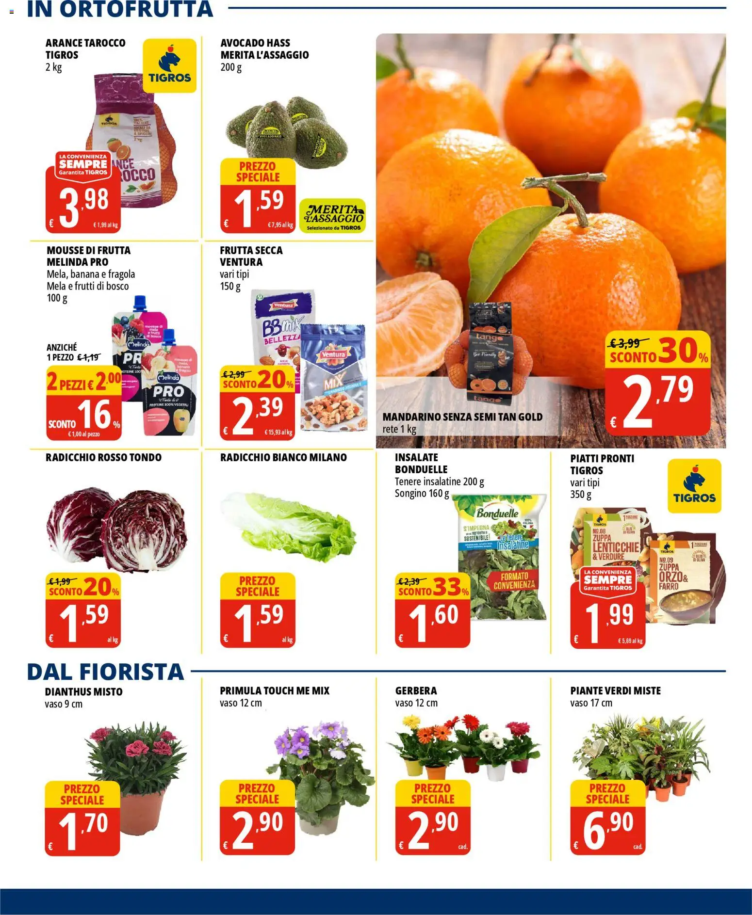Volantino Tigros del 28.01.2026 | Pagina: 13 | Prodotti: Lenticchie, Verdure, Frutta, Farro