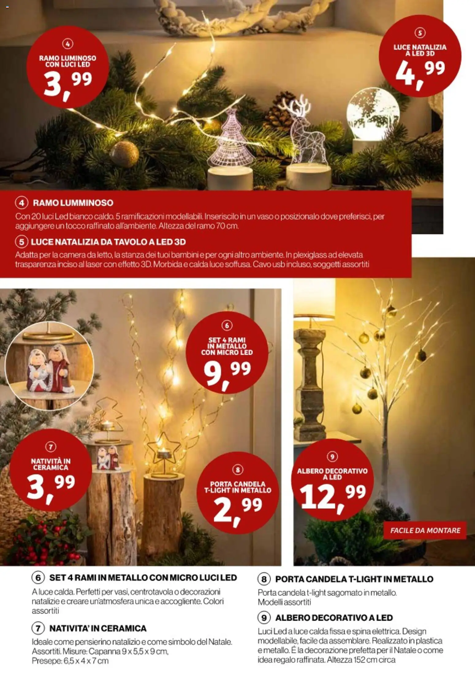 Volantino IN's del 05.11.2025 | Pagina: 9 | Prodotti: Cavo, USB, Tavolo, Candela