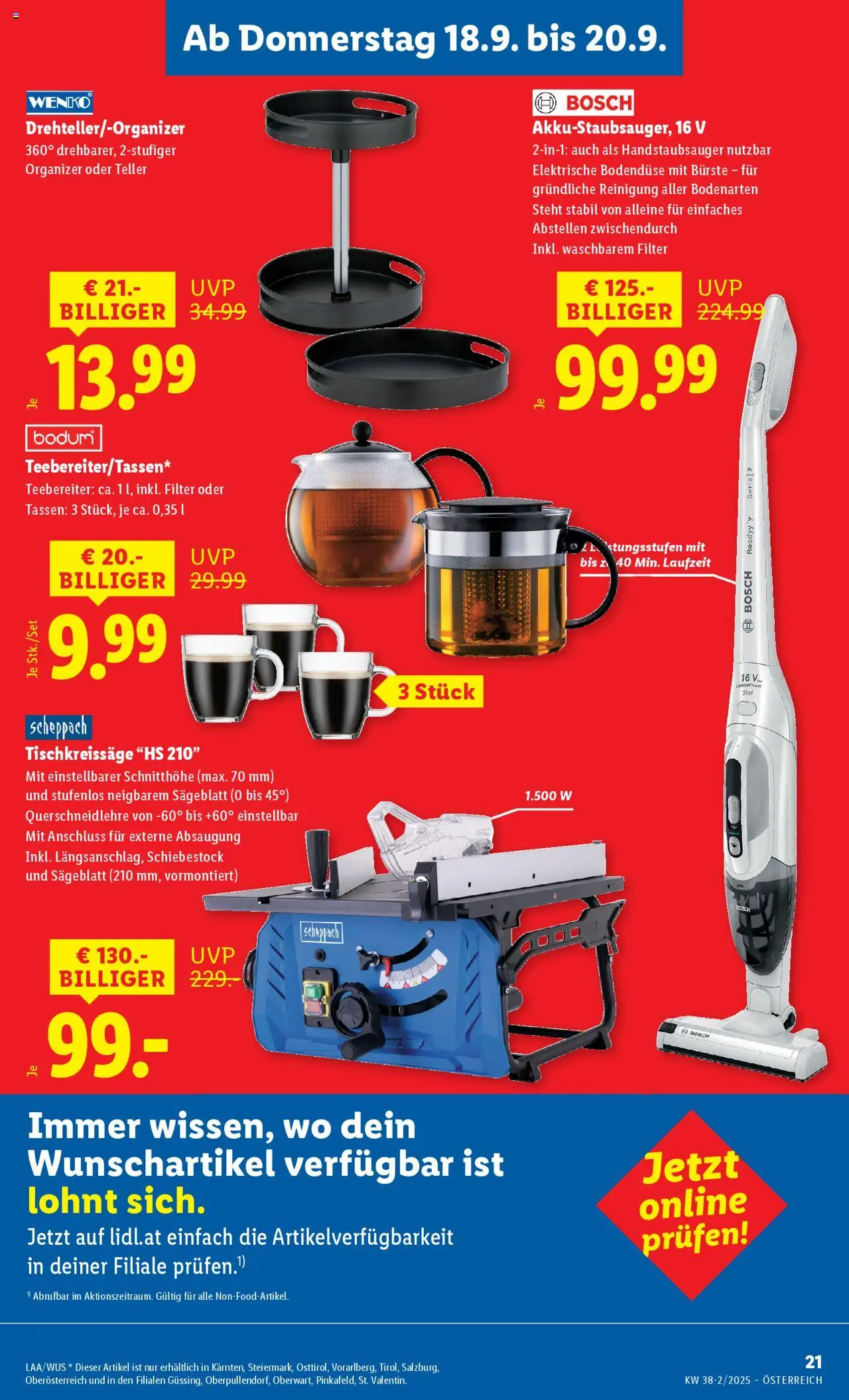 Lidl Flugblatt - Altenmarkt im Pongau, St. Johann im Pongau, Zell am See gültig ab 18.09.2025 | Seite: 23 | Produkte: Bürste