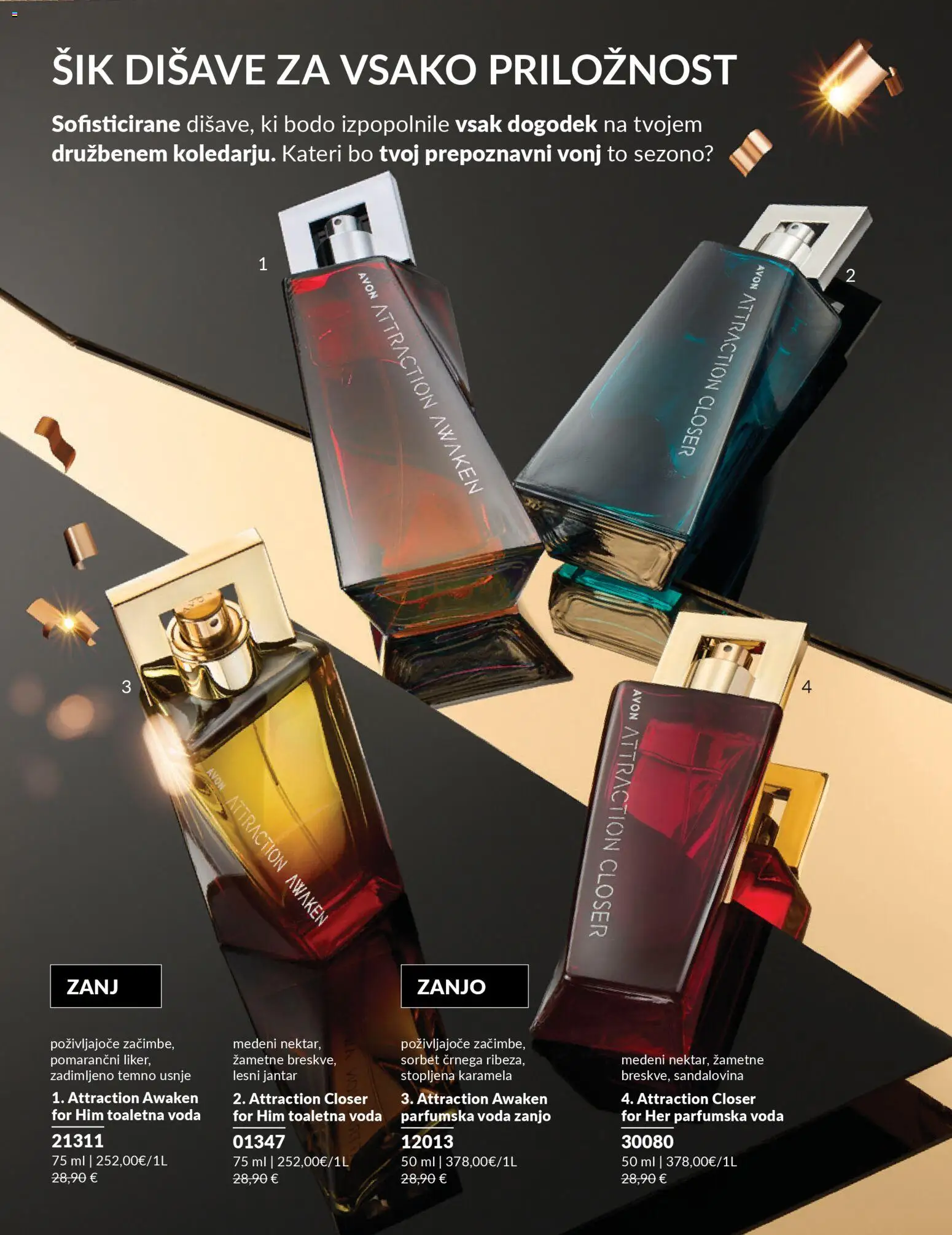 Novi Avon katalog ponudbe – veljaven od 01.10.2025 | Stran: 254 | Izdelki: Voda, Toaletna voda, Parfumska voda