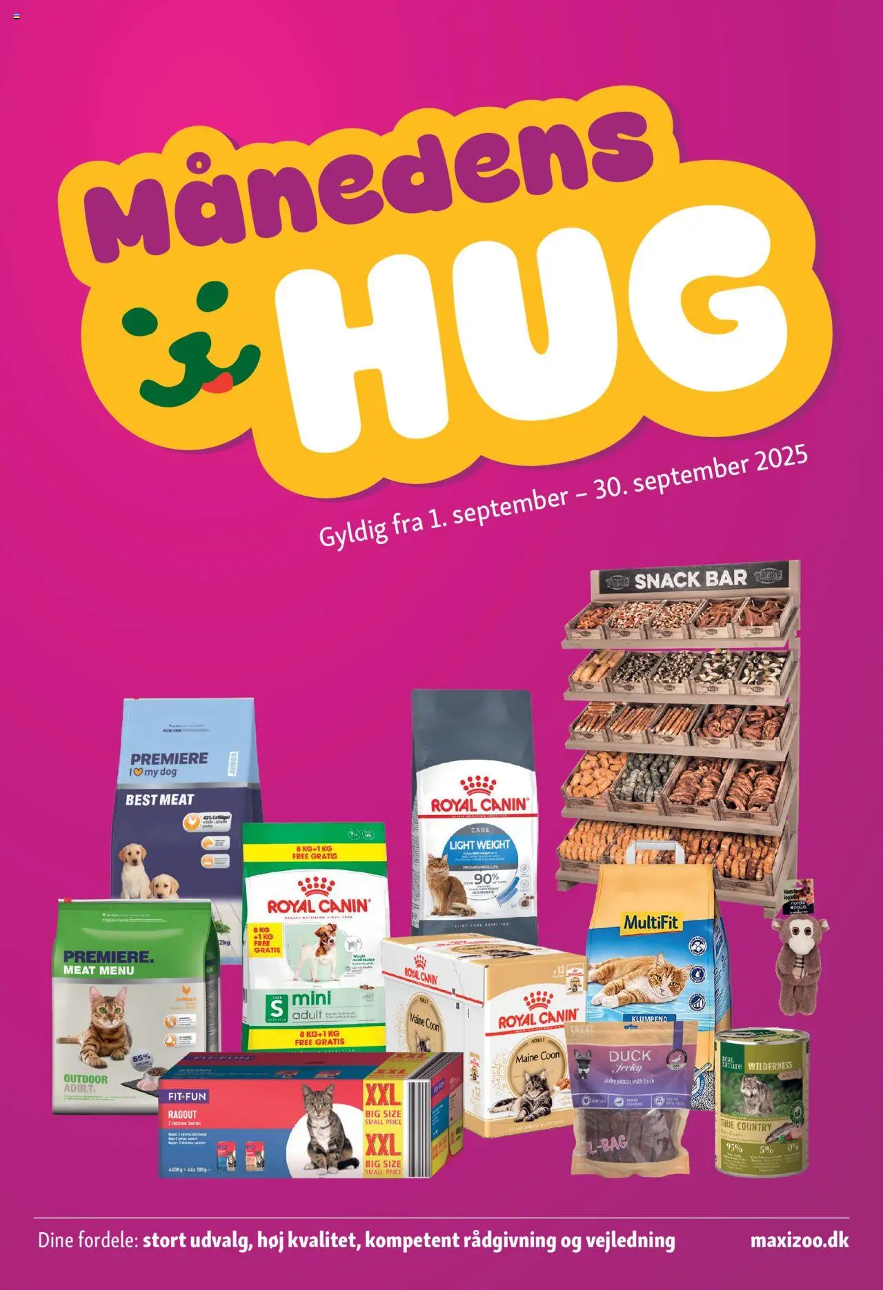 Maxi Zoo Tilbudsavis gyldig fra 01.09.2025 | Side: 1