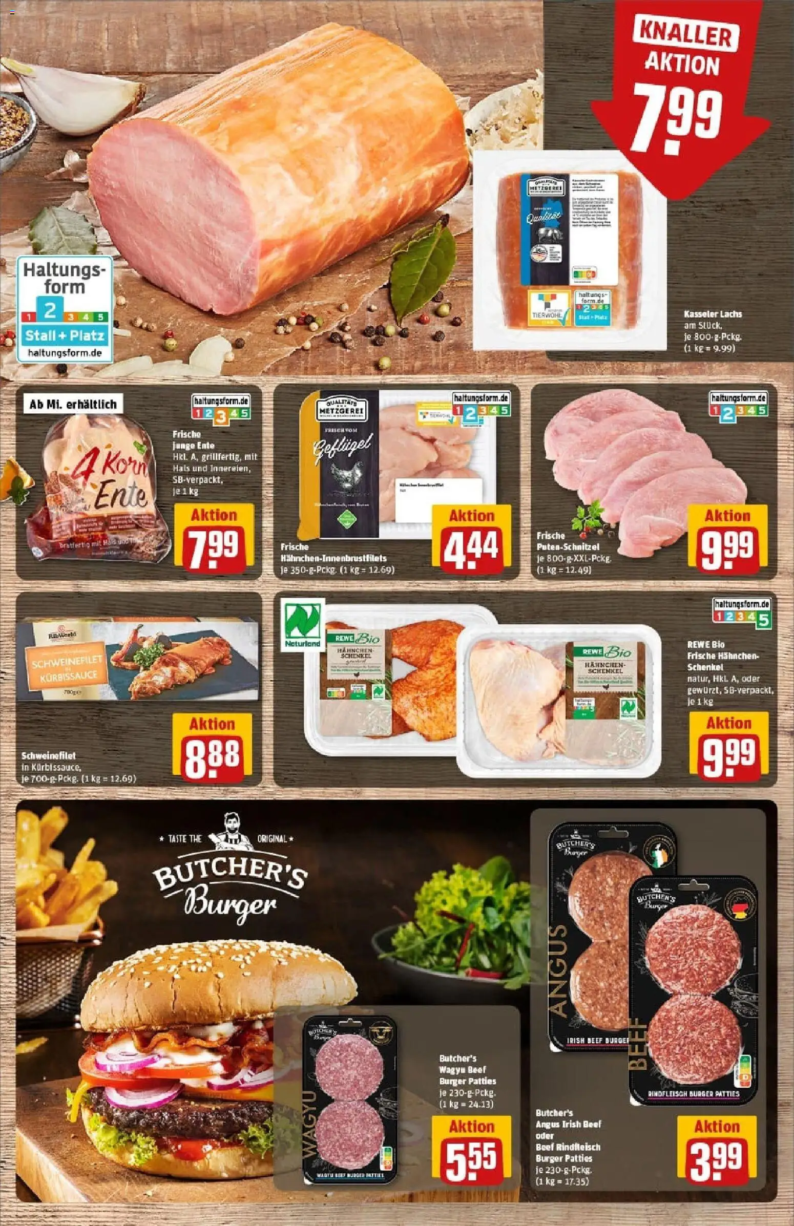 Rewe prospekt Weinheim	 – gültig ab 26.10.2025 | Seite: 10 | Produkte: Hahnchen, Schweinefilet, Putenschnitzel, Ente