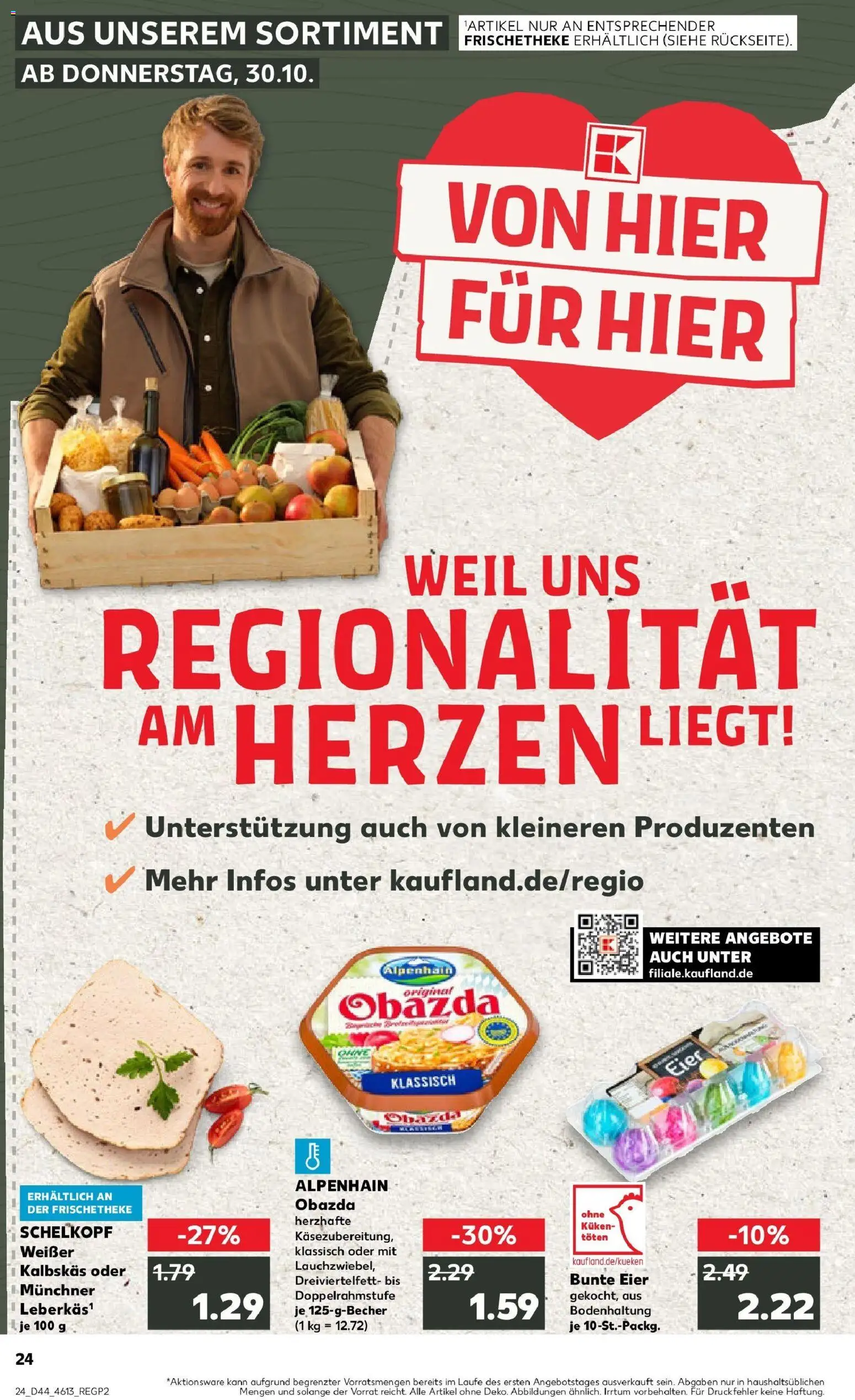 Kaufland prospekt München	 – gültig ab 30.10.2025 | Seite: 24 | Produkte: Eier