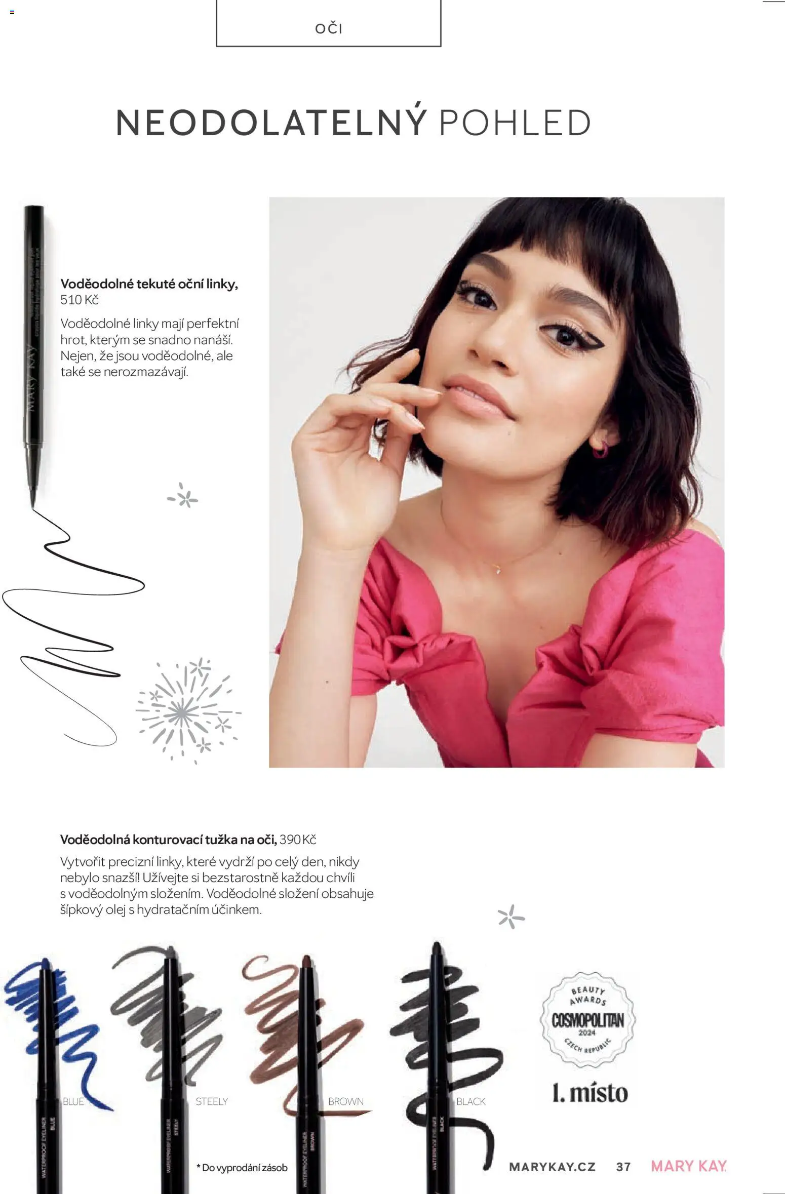 Mary Kay kniha o kráse od 01.01.2026 | Strana: 37 | Produkty: Olej, Tužka