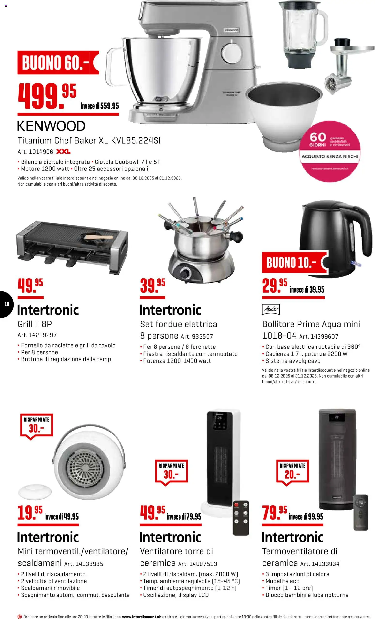 Interdiscount Aktionen Christmas IT – gültig ab 15.12.2025 | Seite: 10 | Produkte: Raclette, Fondue, Grill