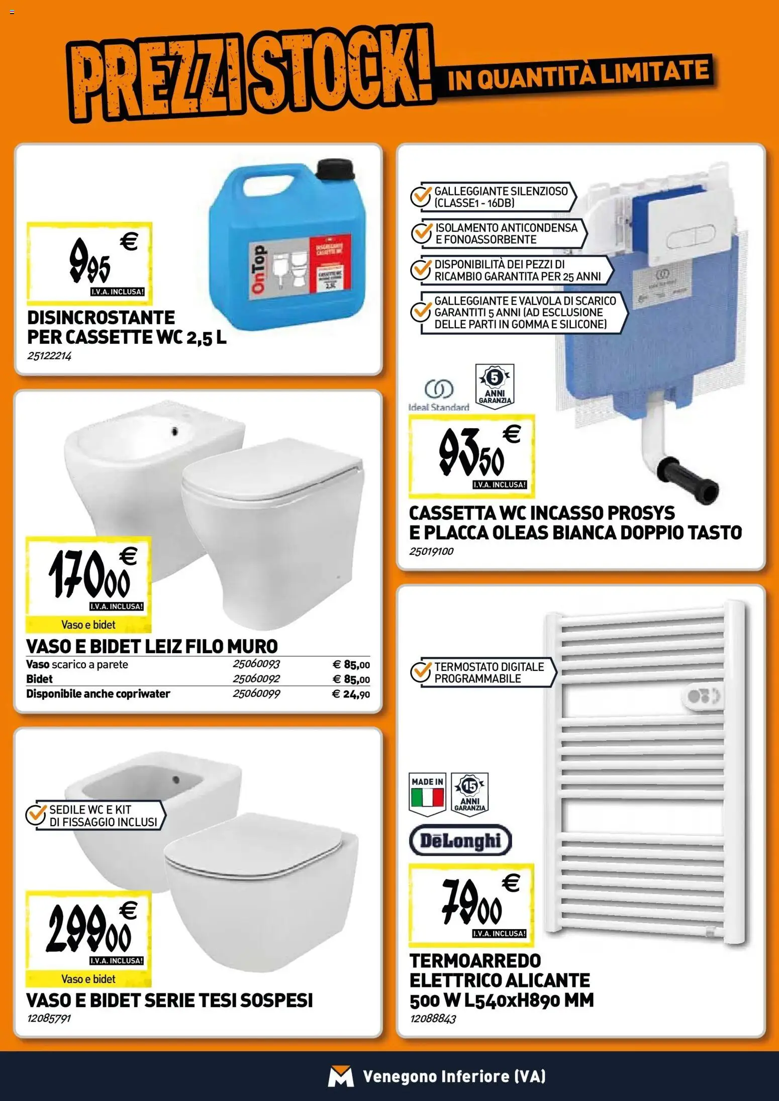 Volantino TECNOMAT del 22.01.2026 | Pagina: 4 | Prodotti: Silicone, WC, Vaso