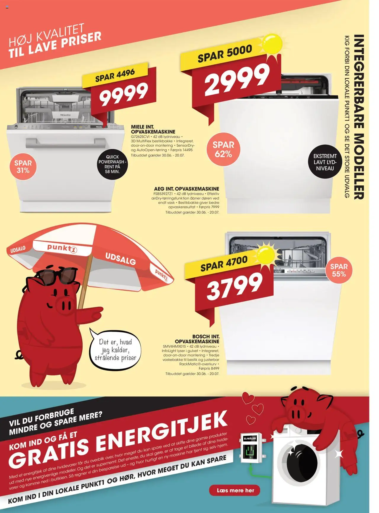 Punkt1 Tilbudsavis gyldig fra 30.06.2025 | Side: 5 | Produkter: Æg, Lyd, Opvaskemaskine