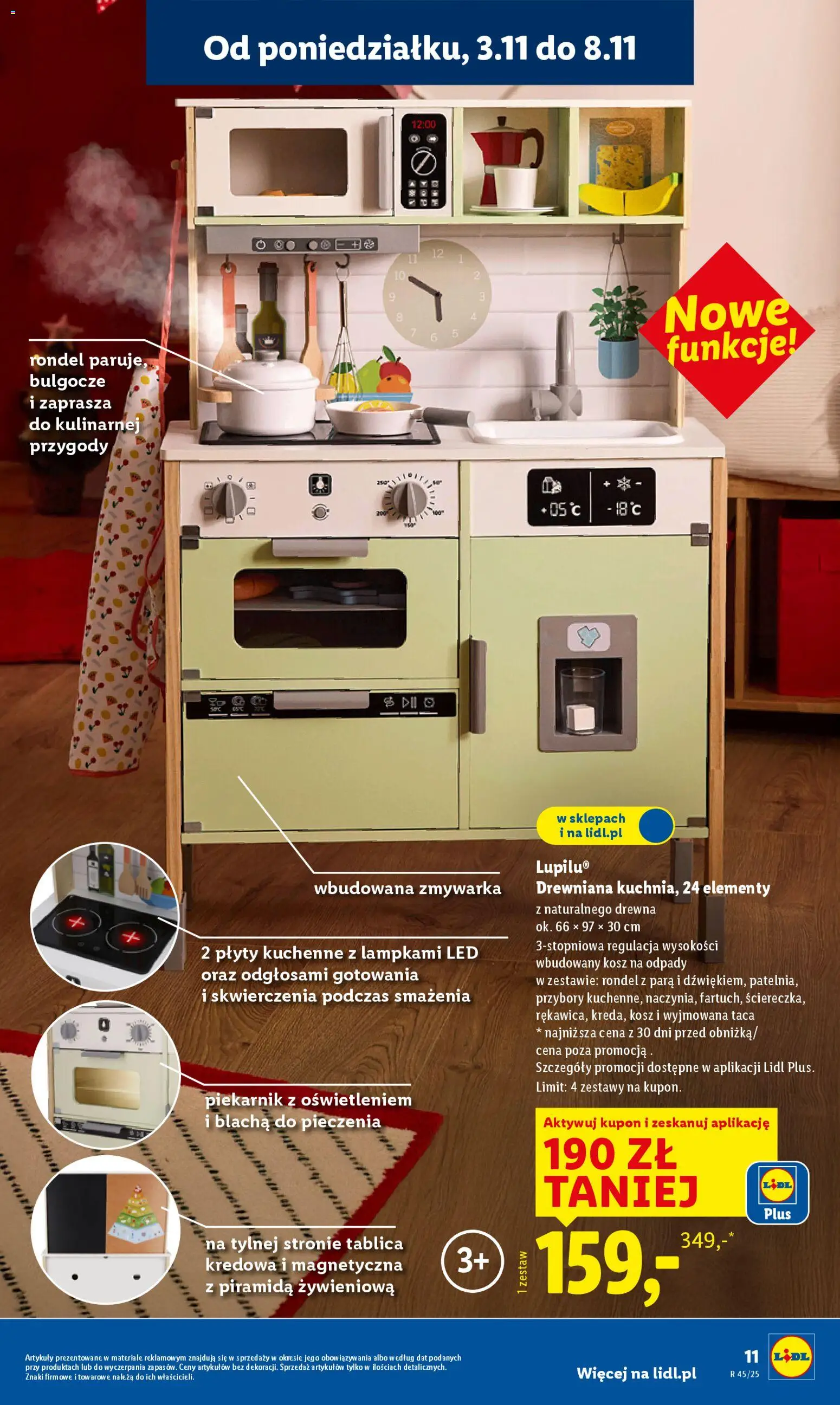 Lidl Katalog od 03.11.2025 | Strona: 15 | Produkty: Piekarnik, Zmywarka, Plyty, Kosz