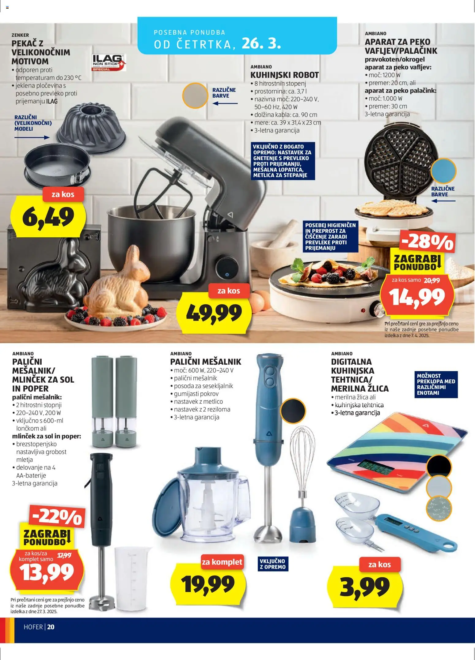 Hofer SI katalog | vrijedi od 18.03.2026 | Stranica: 20 | Proizvodi: Robot, Med, Sol