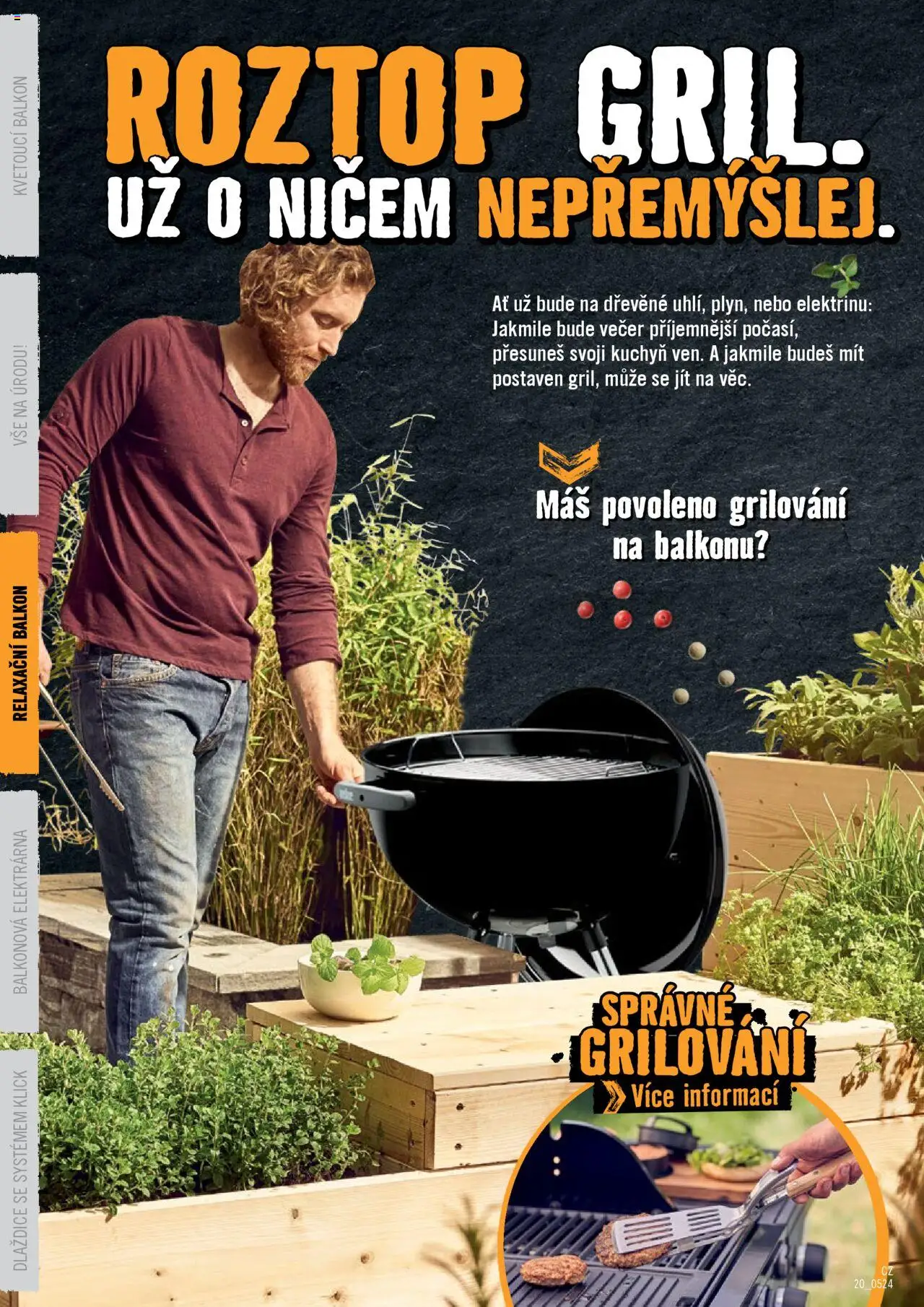 HORNBACH leták - Balkón od 13.08.2025 | Strana: 18 | Produkty: Grilování
