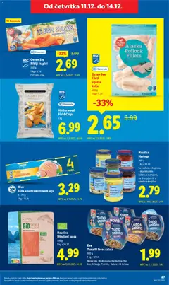MSC Ocean Sea Riblji štapići, Riblji štapići od fileta ribe, 450 g - Pregled kataloga iz trgovine Lidl, vrijedi od 08.12.2025 | Stranica: 87