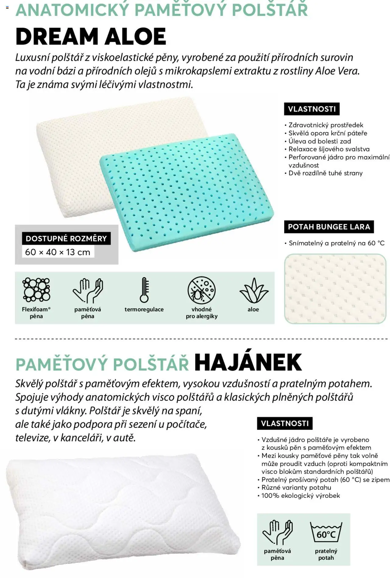 Mountfield katalog - Postelové matrace od 23.10.2024 | Strana: 13 | Produkty: Polštáře, Rostliny, Polštář