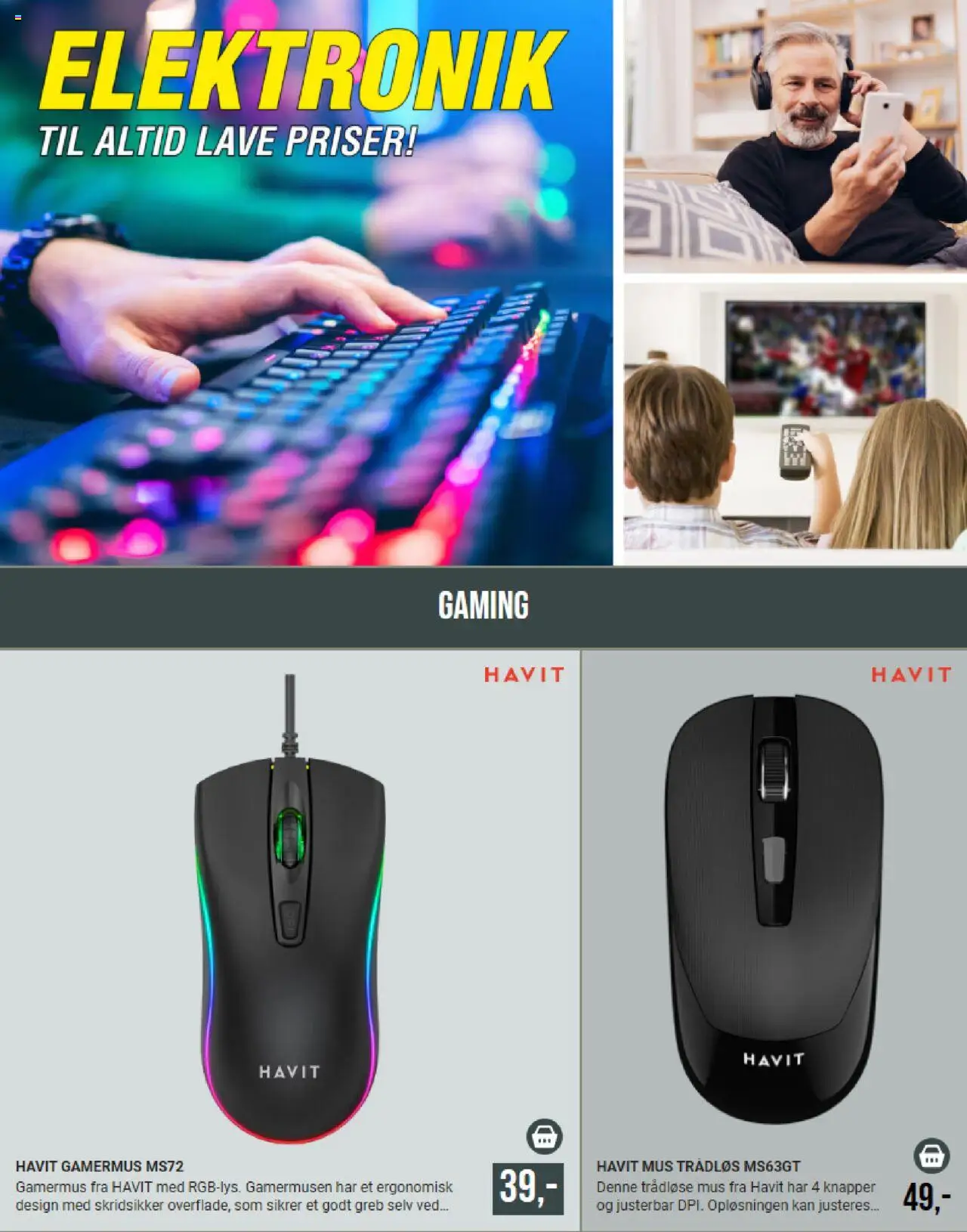 Harald Nyborg tilbudsavis – gyldig fra 01.10.2025 | Side: 1 | Produkter: Mus, Søm