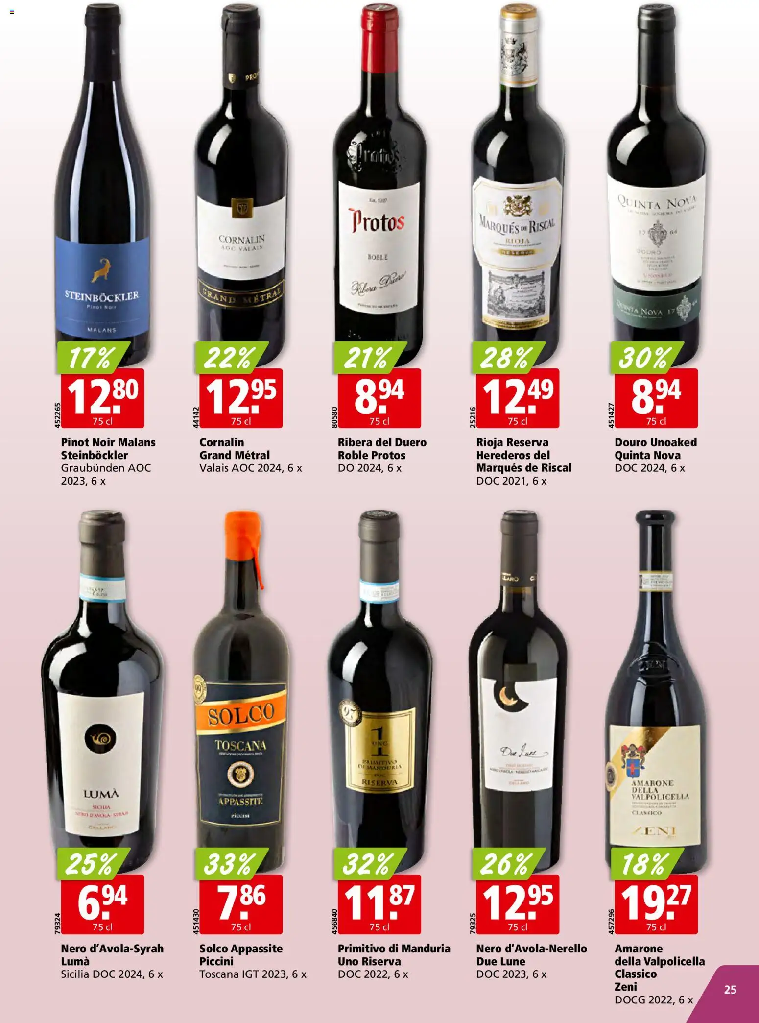 Aligro aktionen Schlieren, Gossau SG, Frauenfeld, Rapperswil-Jona, Sargans, Bern, Brüttisellen, Pratteln, Emmen, Spreitenbach – gültig ab 13.04.2026 | Seite: 25