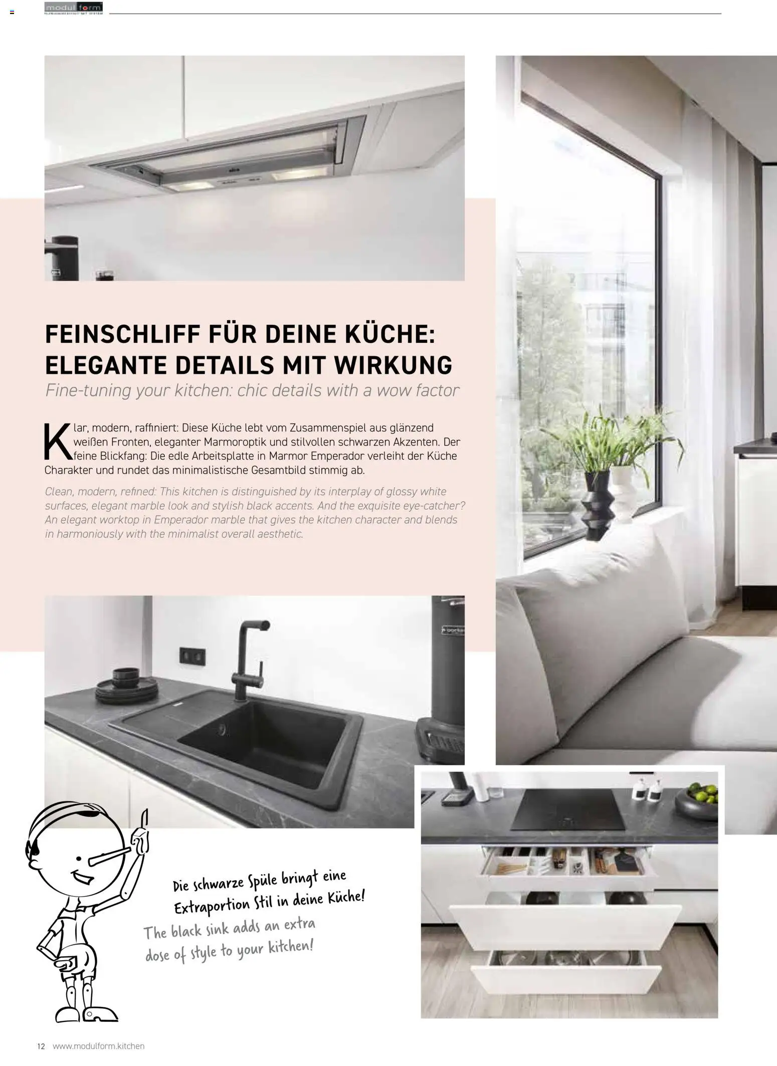 Ostermann Modulform Küchenprospekt 2026 – gültig ab 01.01.2026 | Seite: 12 | Produkte: Küche, Overall