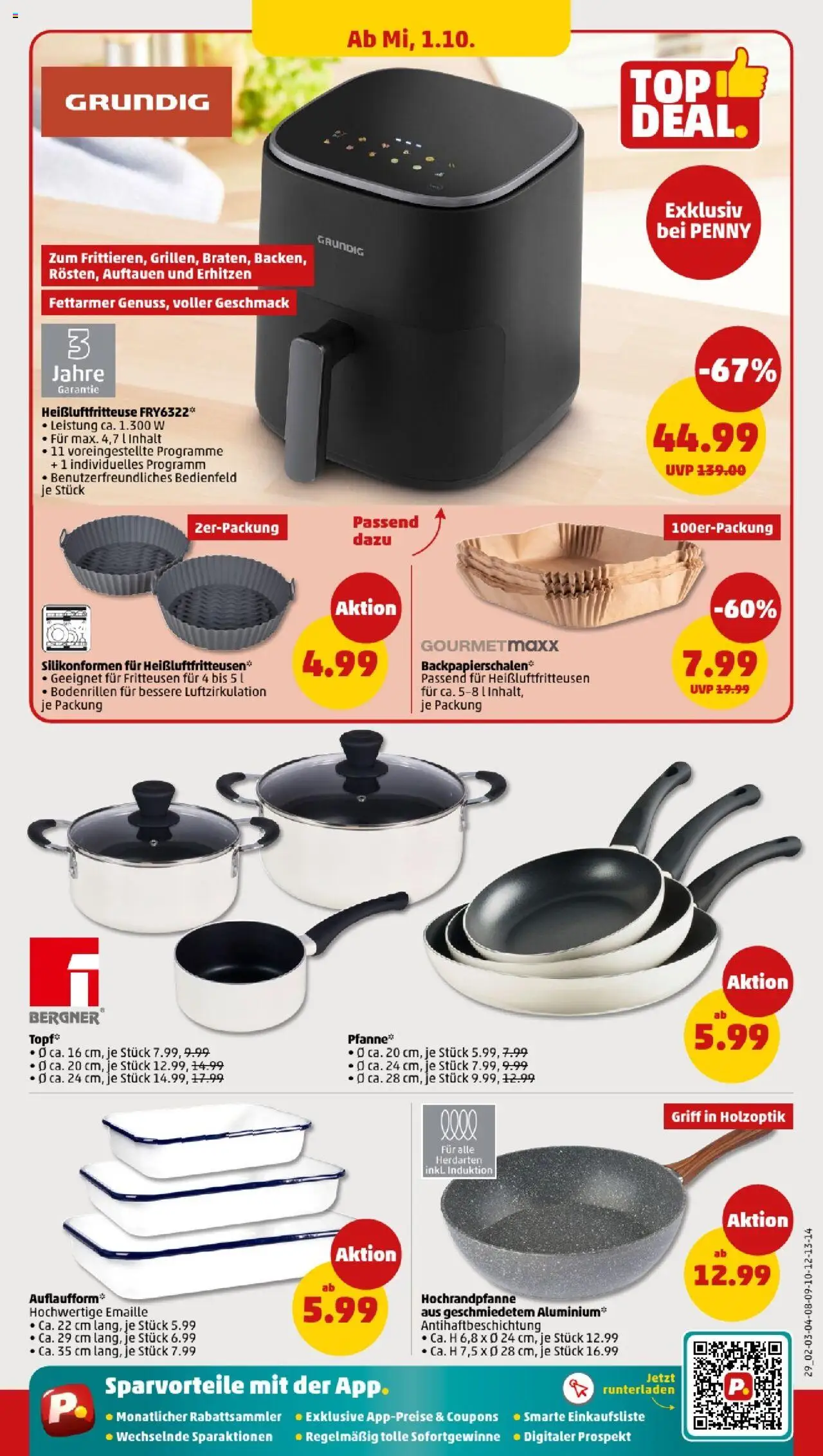Penny - Nordrhein - Westfalen – gültig ab 29.09.2025 | Seite: 27 | Produkte: Heißluftfritteuse