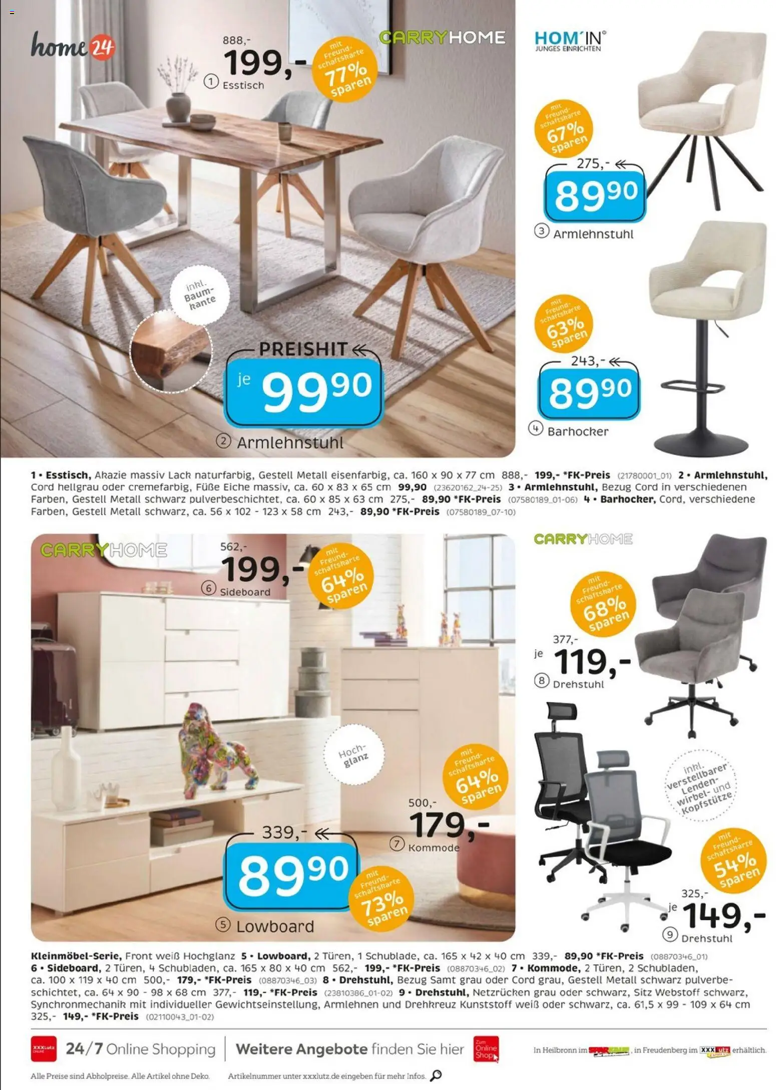 XXXL Lutz Prospekt 	 – gültig ab 02.01.2026 | Seite: 28 | Produkte: Sideboard, Esstisch, Kommode, Barhocker