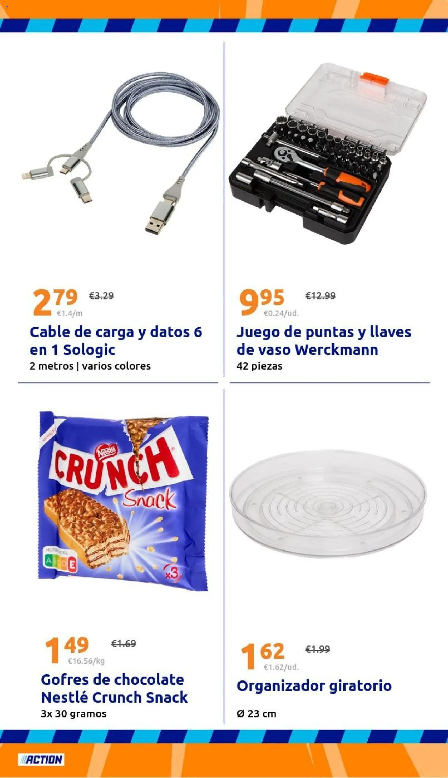Action folleto │ válido desde el 29.04.2026 | Página: 27 | Productos: Chocolate, Organizador, Cable
