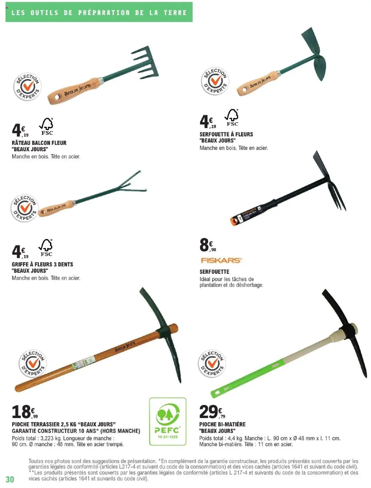  | Page: 30 | Produits: Poids, Rateau