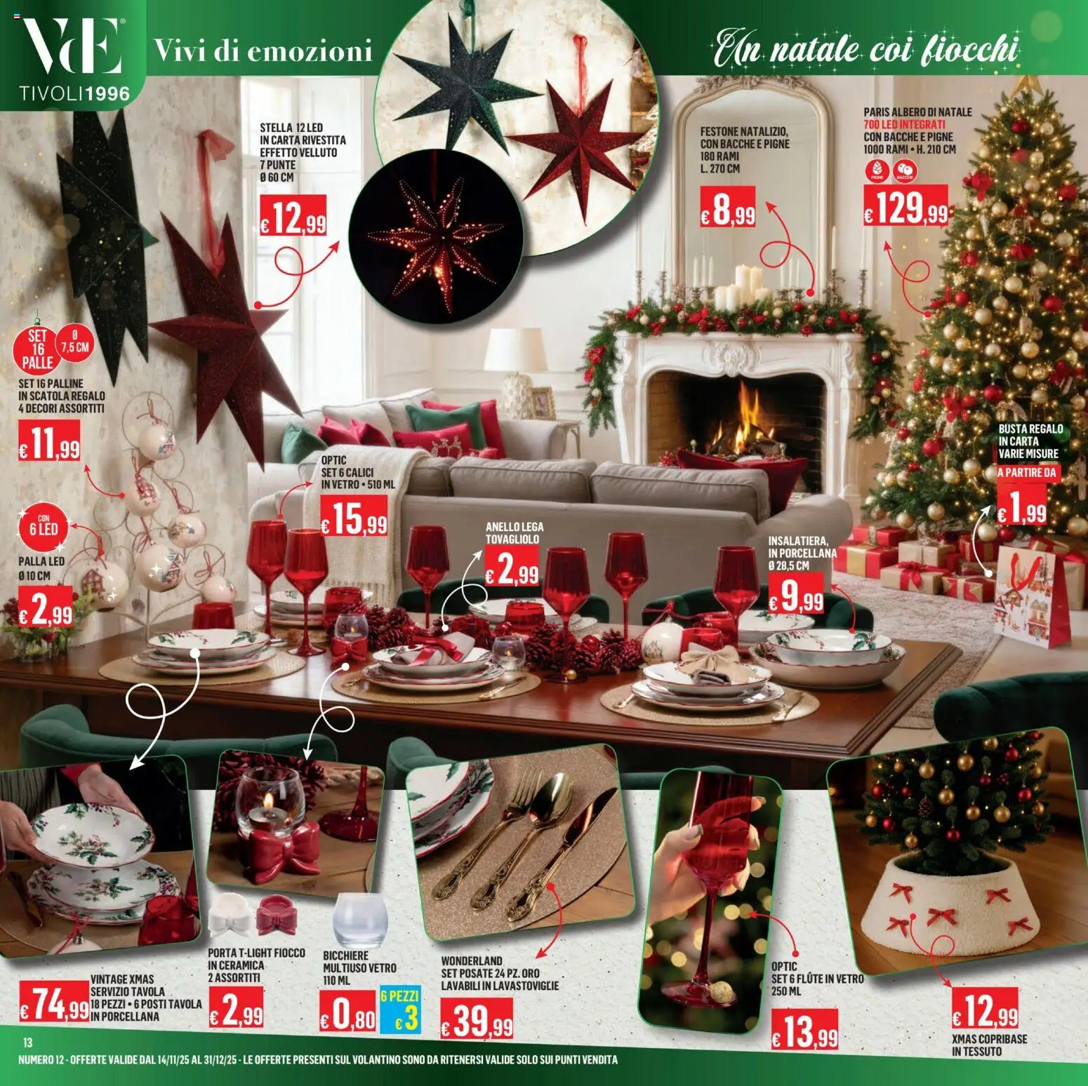 Volantino Satur del 14.11.2025 | Pagina: 13 | Prodotti: Posate, Albero di natale, Lavastoviglie, Scatola