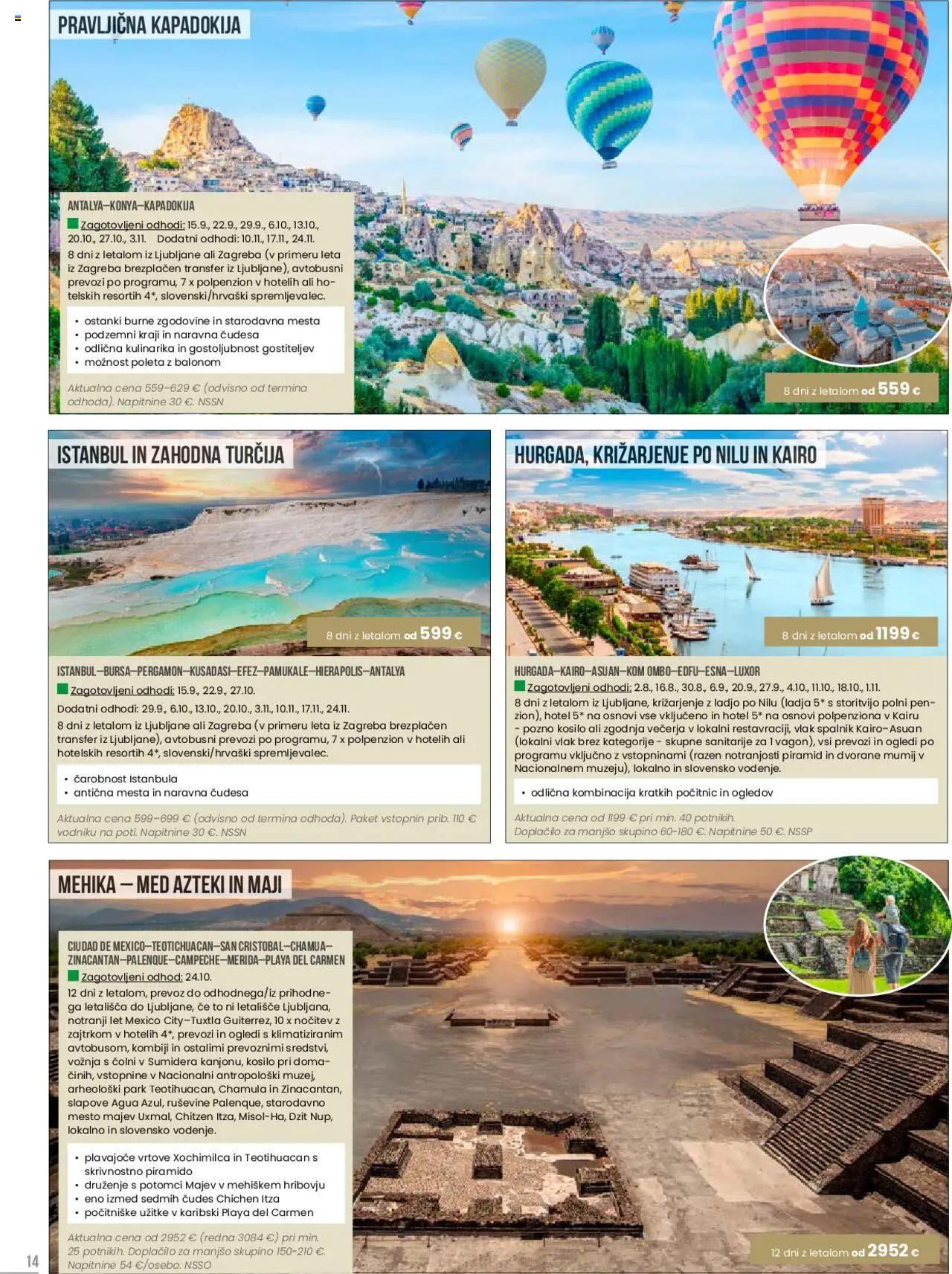Sonček katalog potovanja │ velja od 19.06.2025 | Stran: 14
