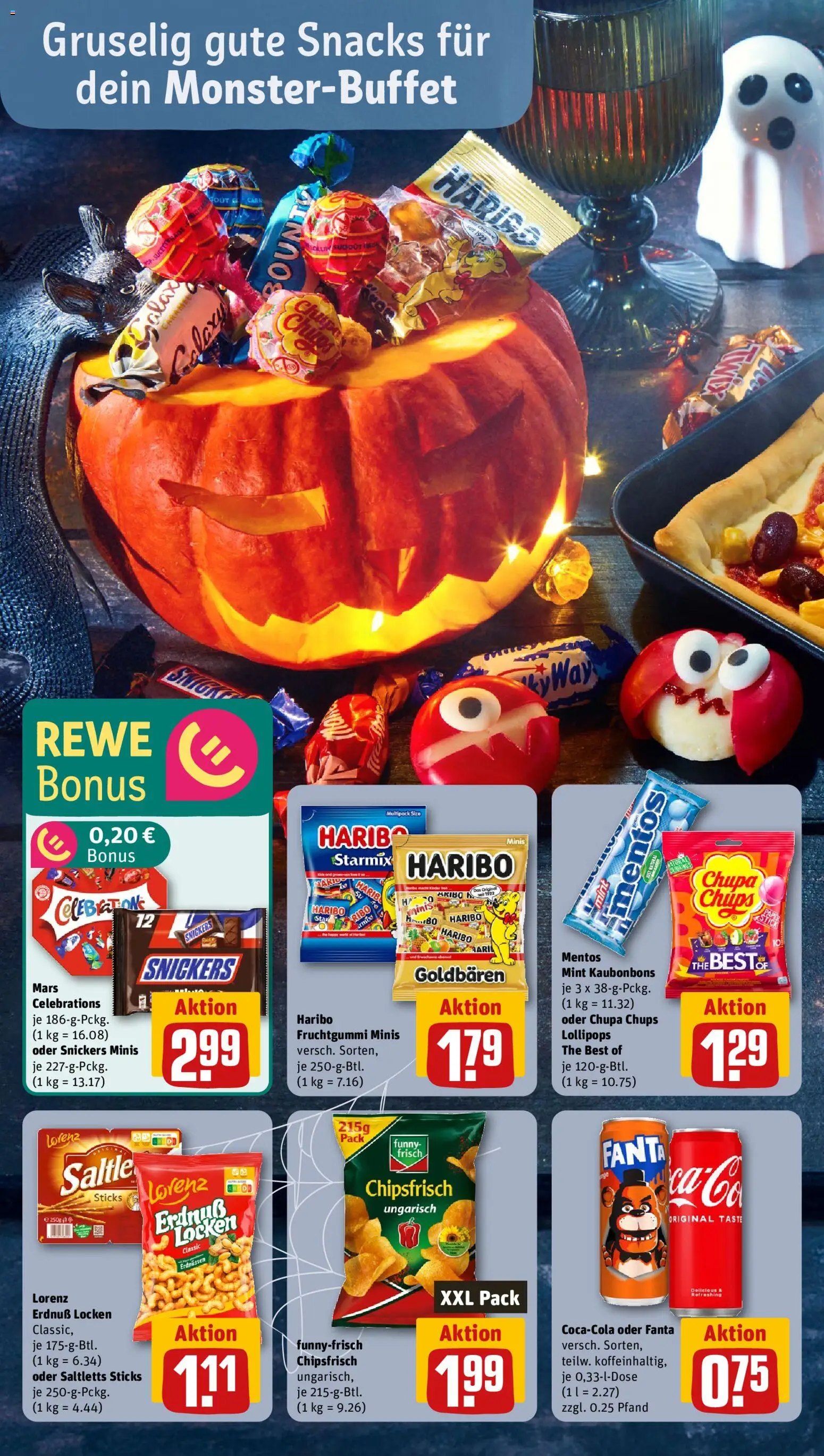 Rewe Prospekt 	 – gültig ab 27.10.2025 | Seite: 6 | Produkte: Chinos, Haribo, Funny frisch, Chips
