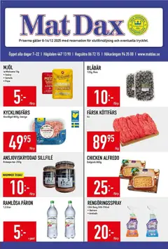 Matdax - erbjudanden - Förhandsvisning av reklamblad från butik Matdax aktuell från 08.12.2025