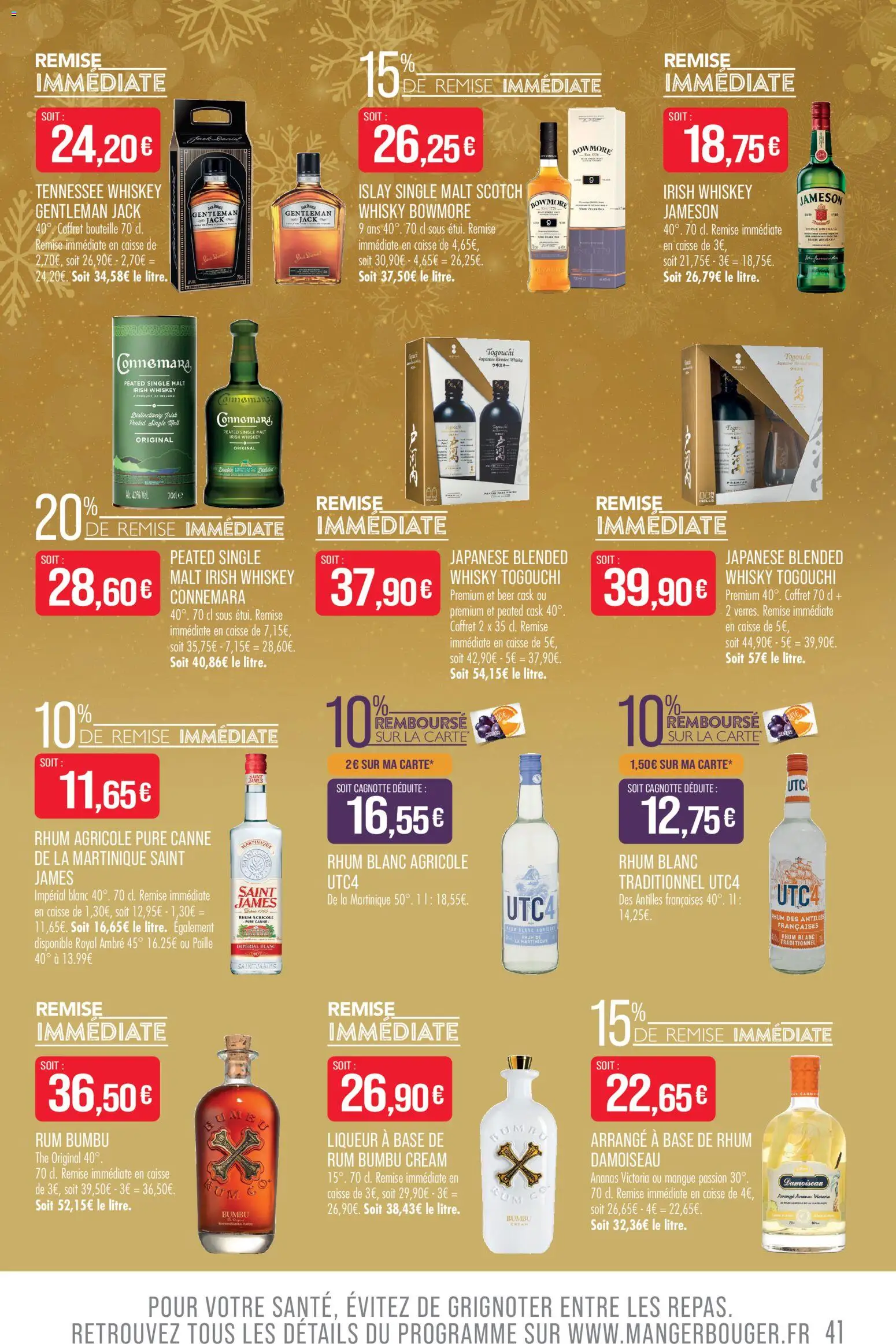 {H1} | Page: 41 | Produits: Mangue, Liqueur, Rhum, Thé