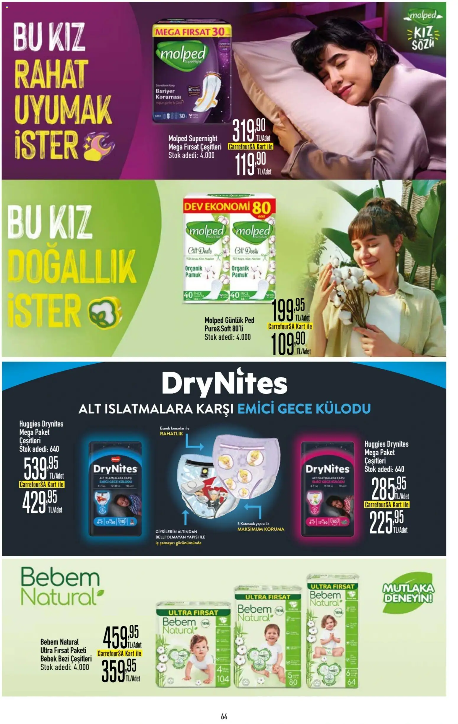 CarrefourSA Katalog - 18.12.2025 tarihinden itibaren geçerlidir | Sayfa: 65 | Ürünler: Iç çamaşırı