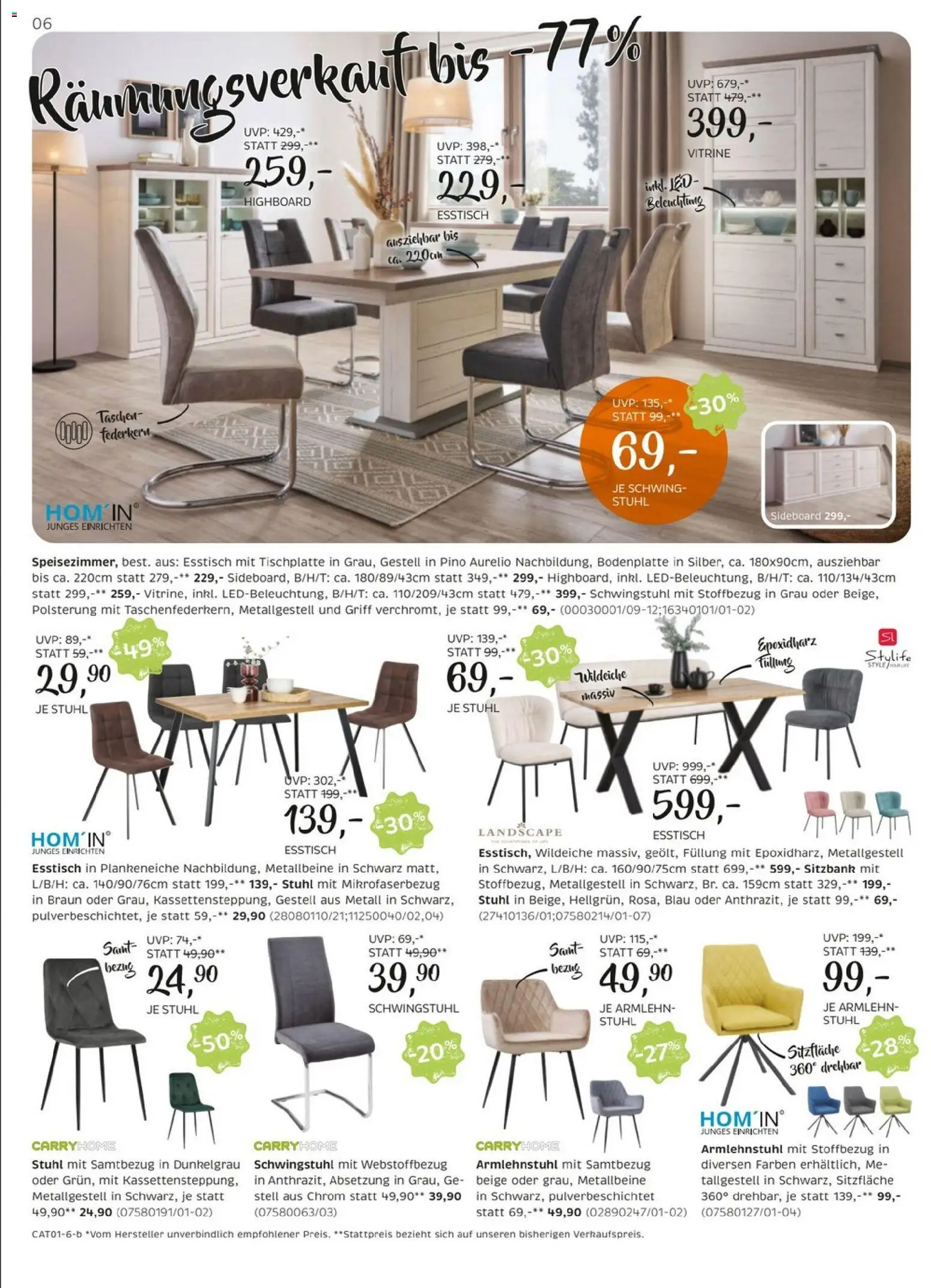 XXXLutz Carry Home gültig ab 29.12.2025 | Seite: 6 | Produkte: Stuhl