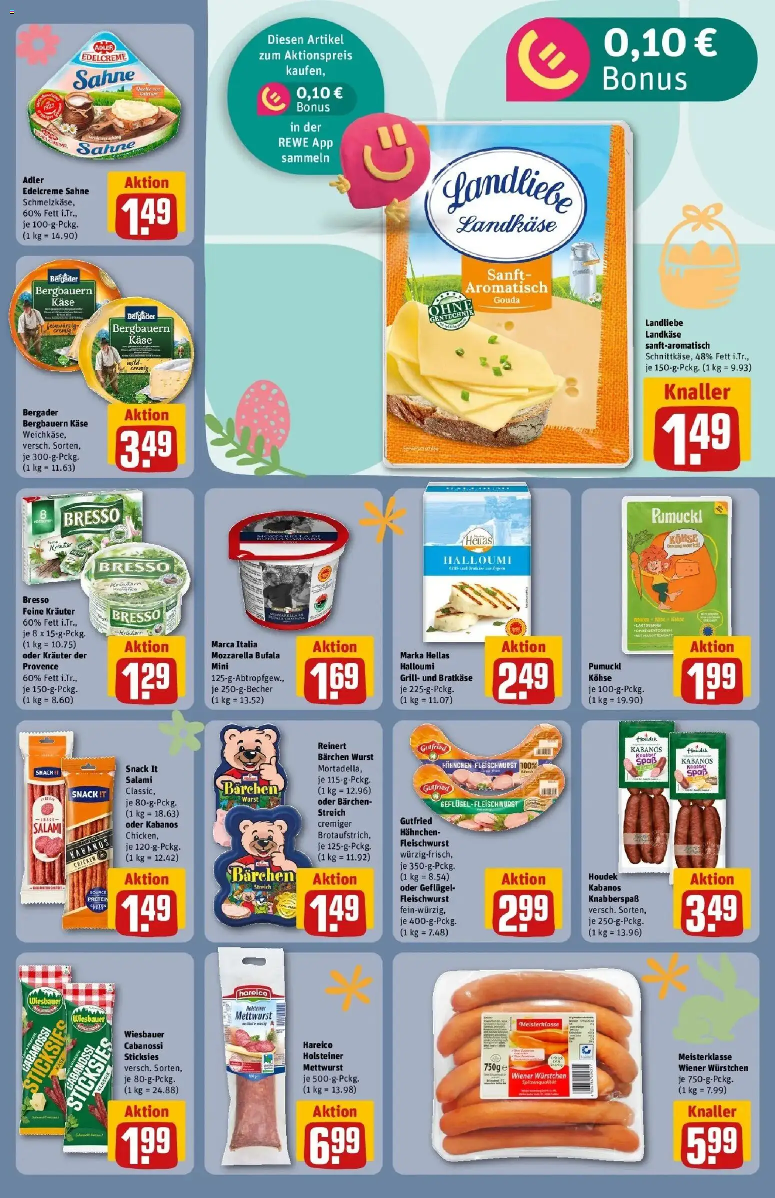 Rewe Prospekt Lübeck	 – gültig ab 15.03.2026 | Seite: 17 | Produkte: Grill, Käse, Bresso, Sahne