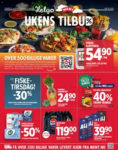Forhåndsvisning av Meny Helgø kundeavis gyldig fra 04.08.2025